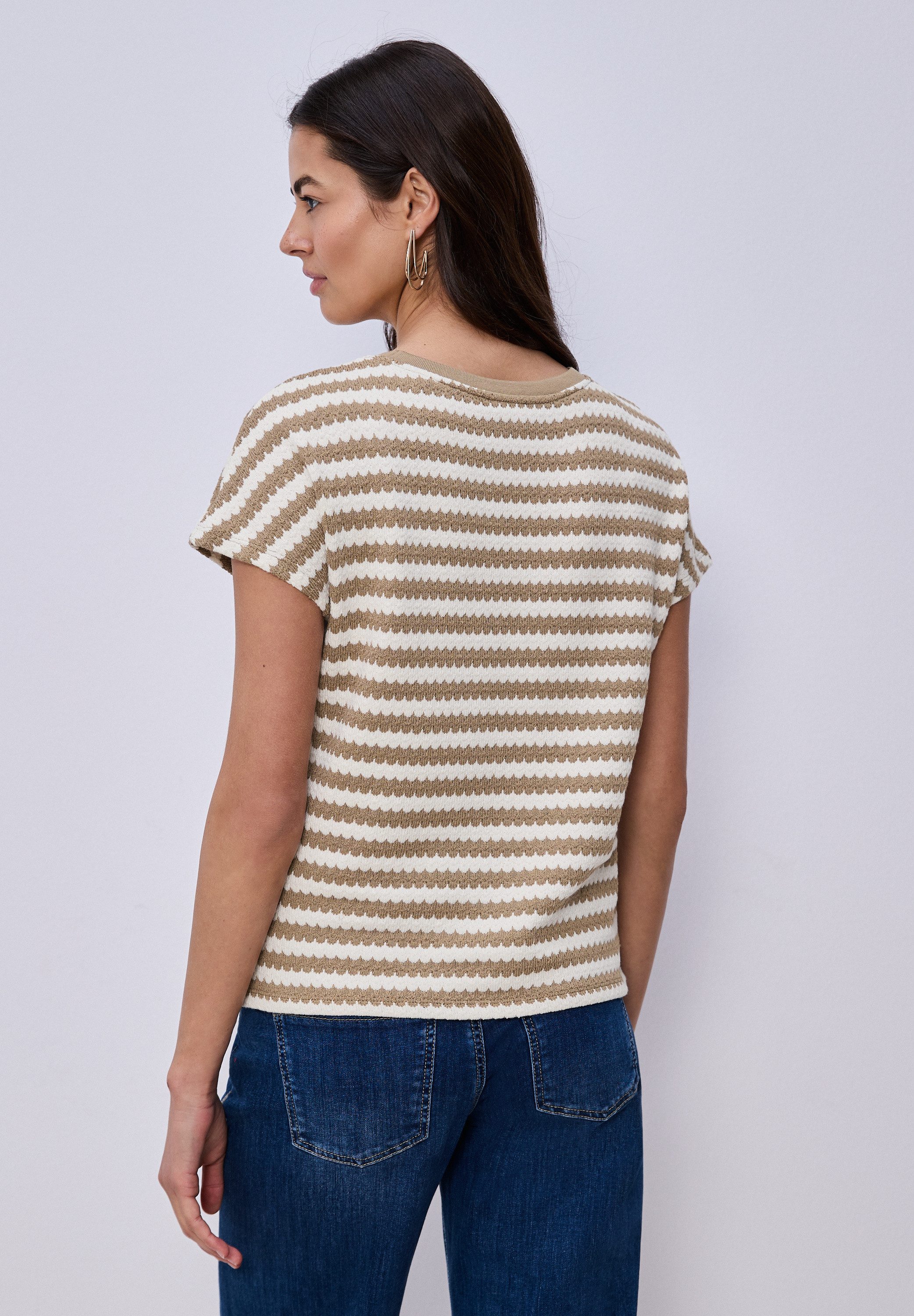 STREET ONE T-Shirt im Streifendesign günstig online kaufen