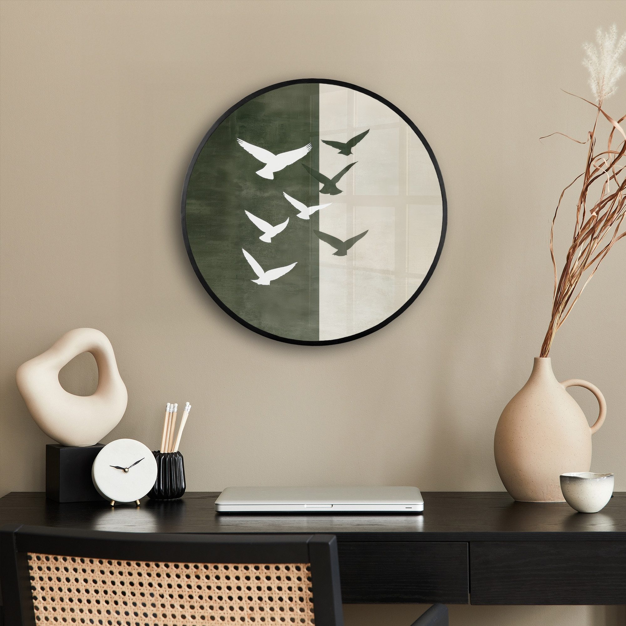 MuchoWow Poster Rund - Japandi - günstig online kaufen