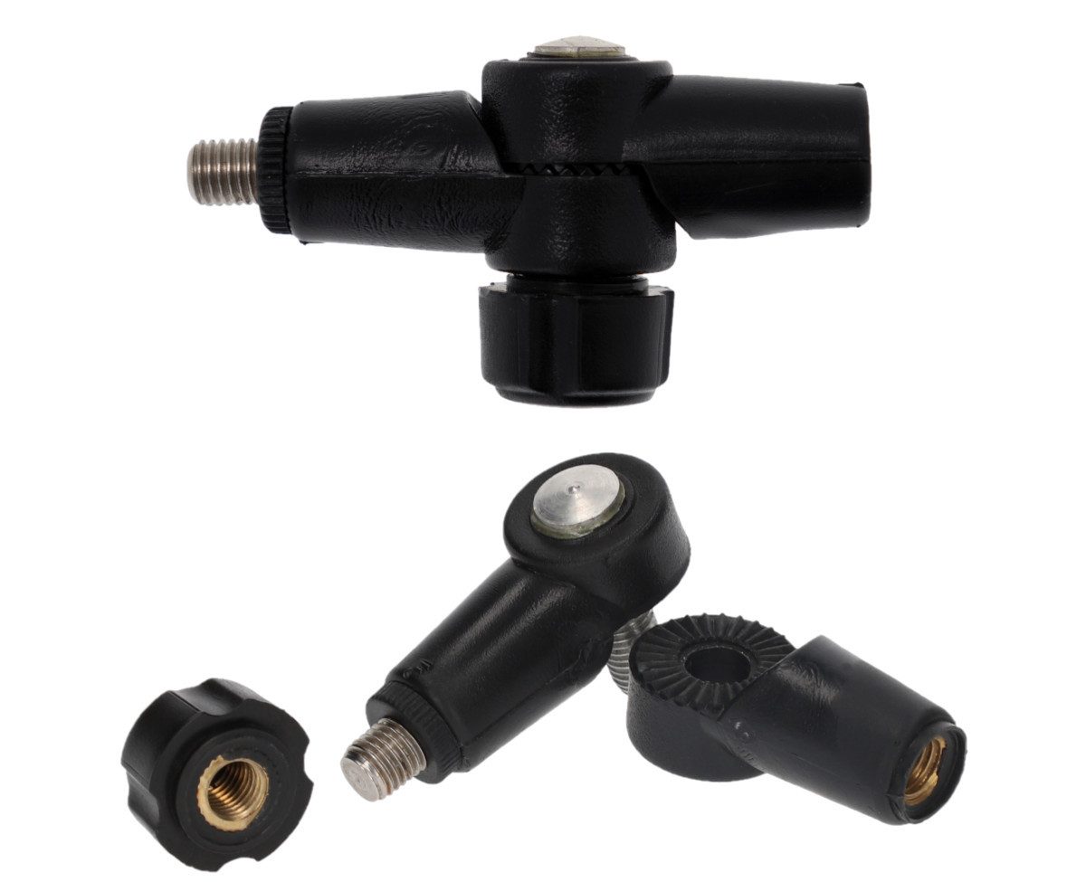 Rutenhalter Winkel Adaptor 5015 Knick Bankstick Feederarm Feederablage Angeln