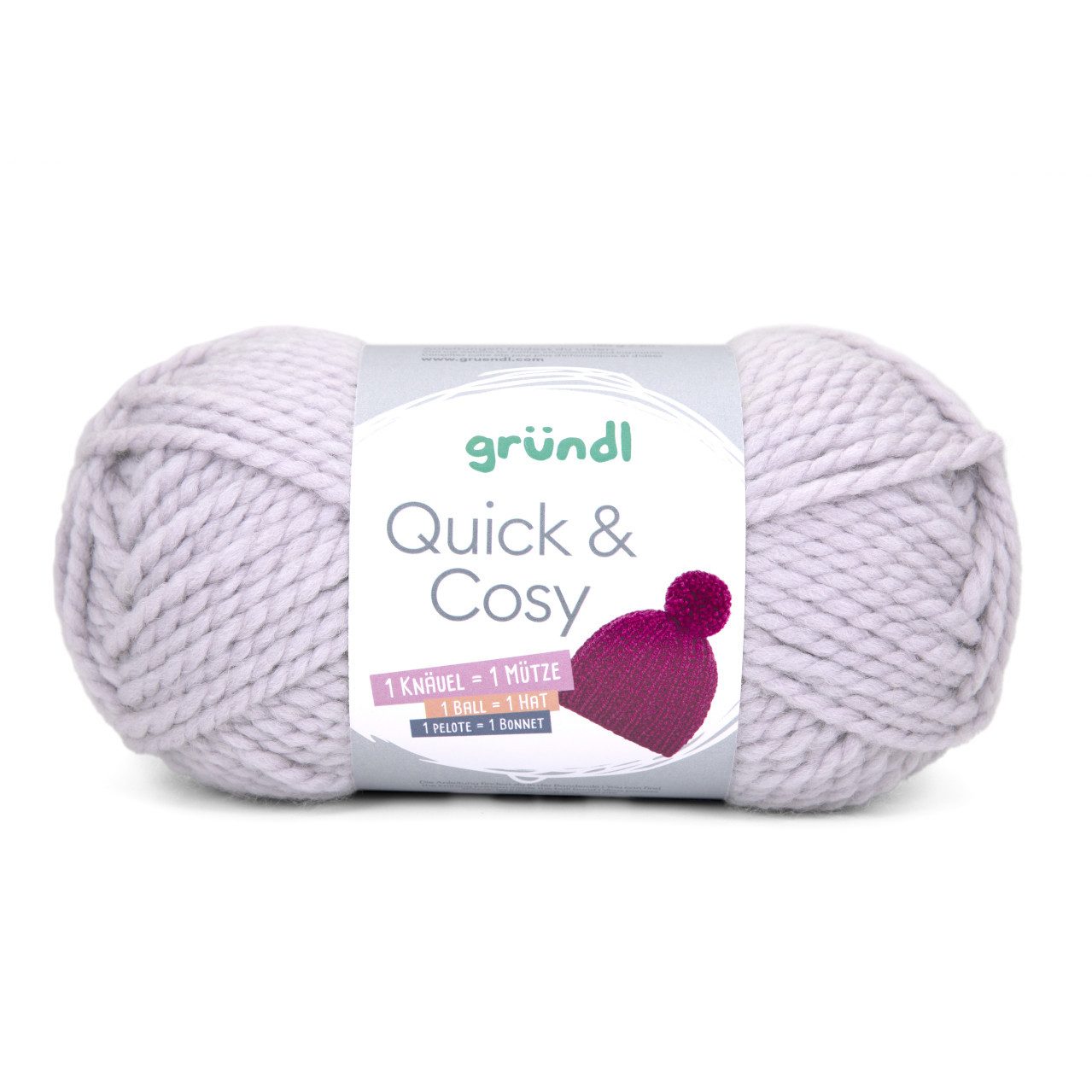 Gründl Gründl Wolle Quick and Cosy 150 g taupe Häkelwolle
