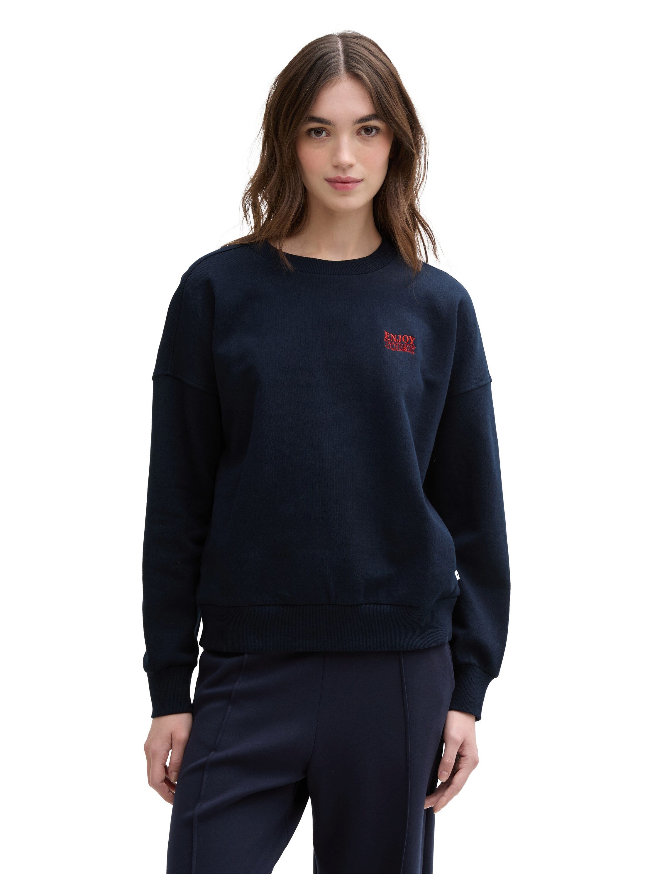 TOM TAILOR Denim Sweatshirt aus weicher Baumwolle günstig online kaufen