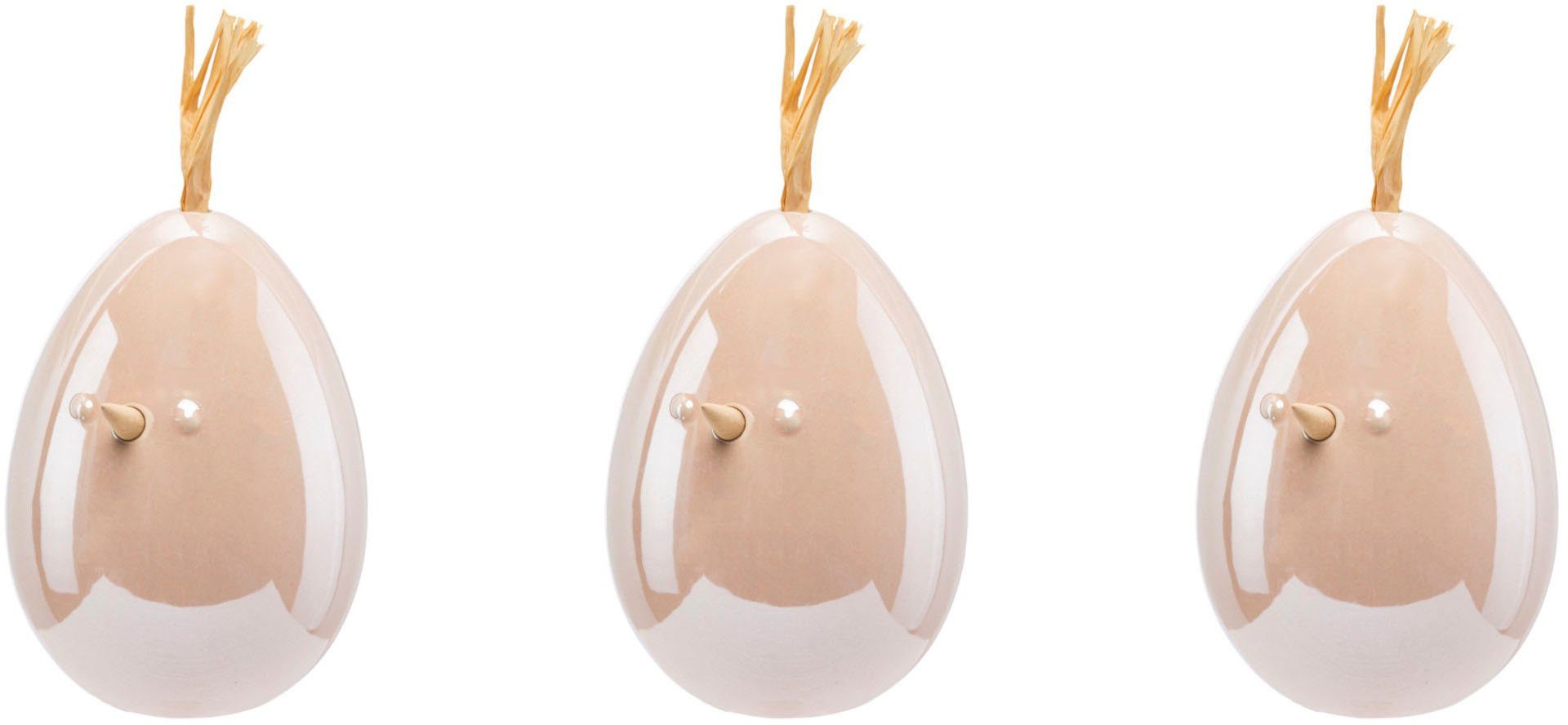 Osterei Huhn, Ei mit Applikation