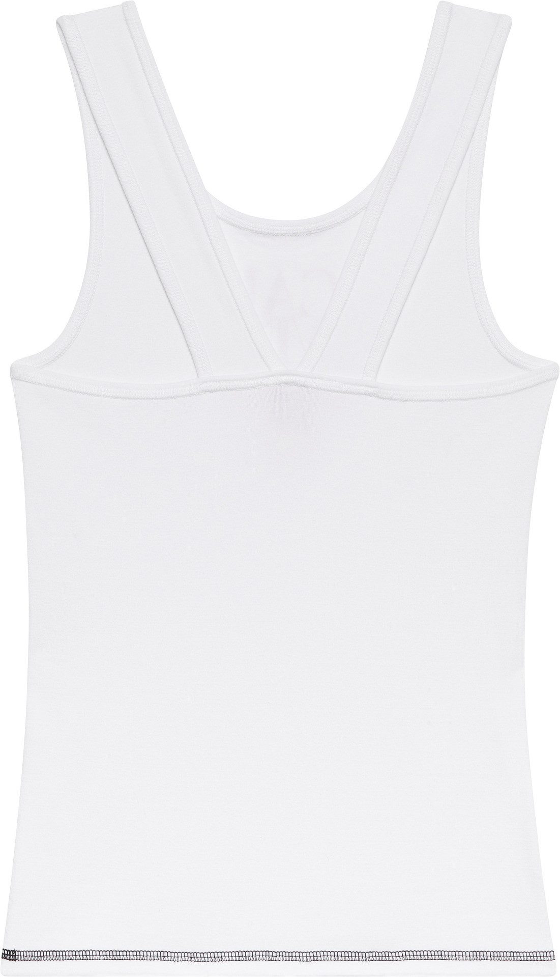 Calvin Klein Jeans Tanktop SL COTTON RIB SOLID TANK Mit tiefem Rundhalsausschnitt