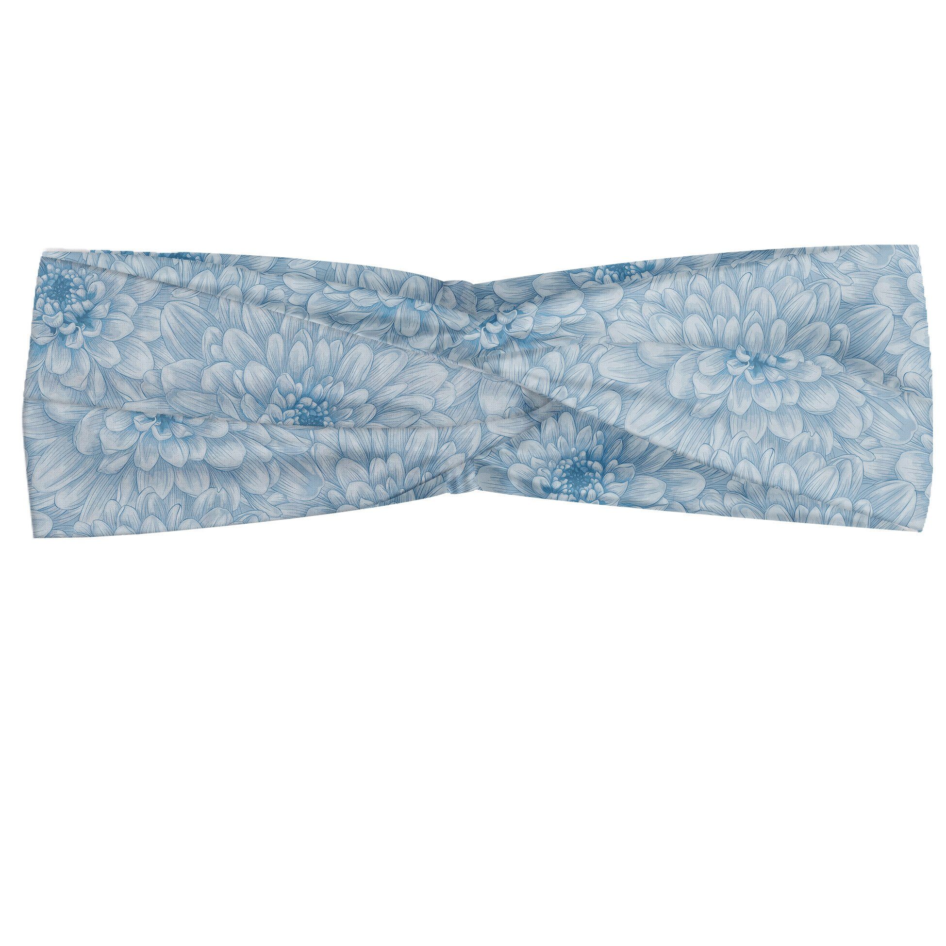 Abakuhaus Stirnband Elastisch und Angenehme Blooming accessories Romantik alltags Blau
