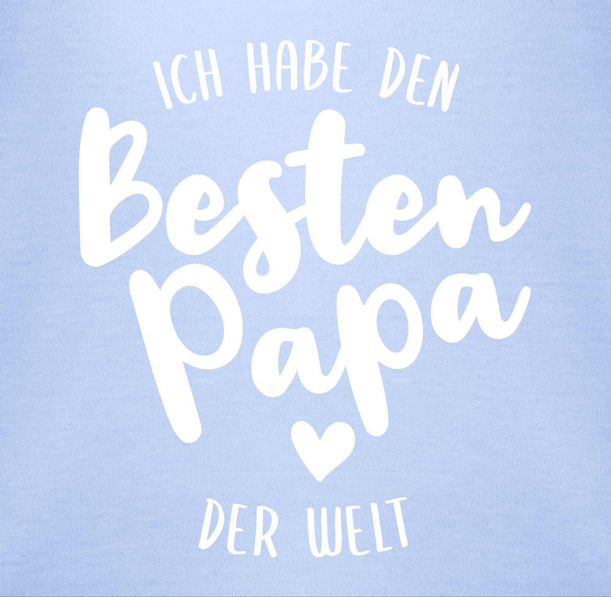 3 T-Shirt Welt Babyblau besten Shirtracer Geschenk Vatertag Ich den habe der Papa Baby