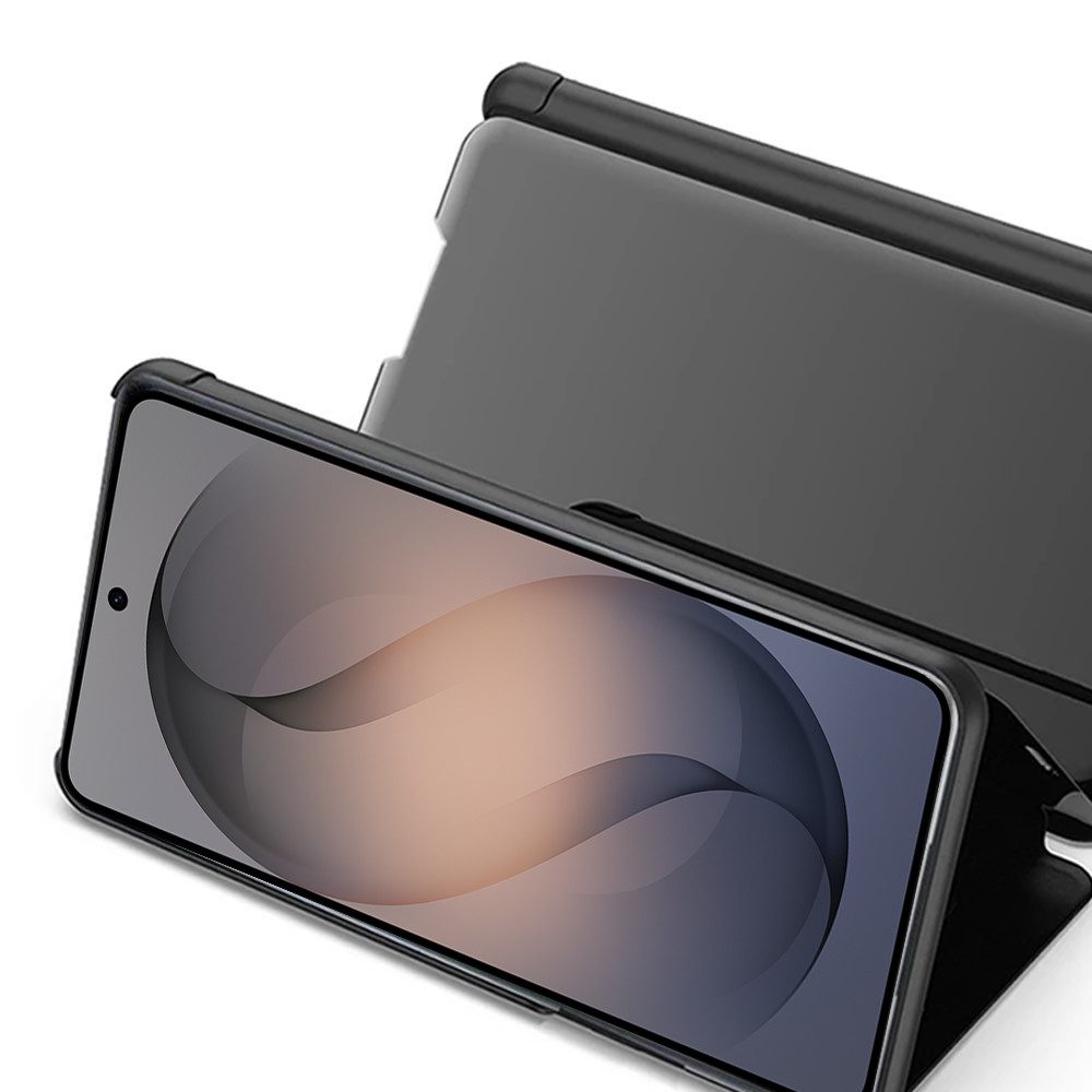 FITSU Handyhülle Spiegelhülle für Samsung Galaxy S26 Ultra Handytasche Flipcase 6,9 Zoll, Schlanke Klapphülle, elegantes Flipcase, Handyhülle mit Standfunktion – Bild 4 von 5