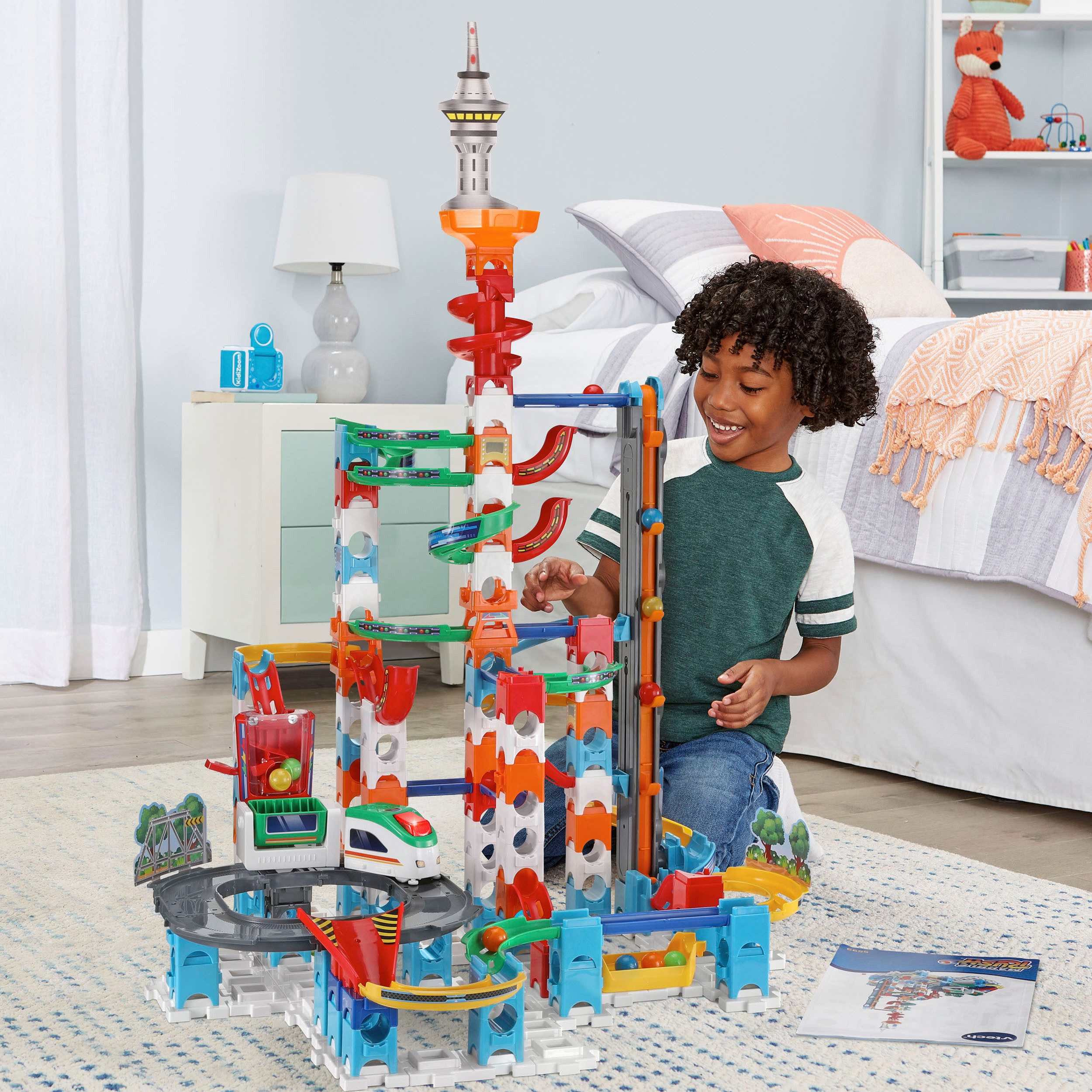 Vtech® Kugelbahn Marble Rush - Super Sky Tower Set XL300 E, mit Sound- und Lichteffekten