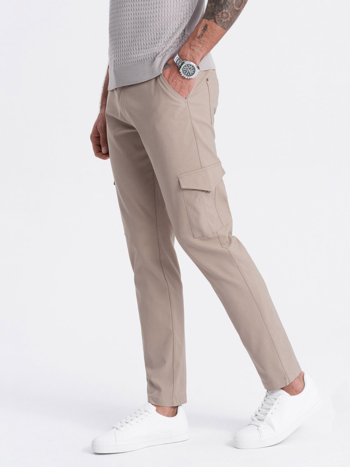 OMBRE Cargohose Herrenhose REGULAR aus Stoff günstig online kaufen