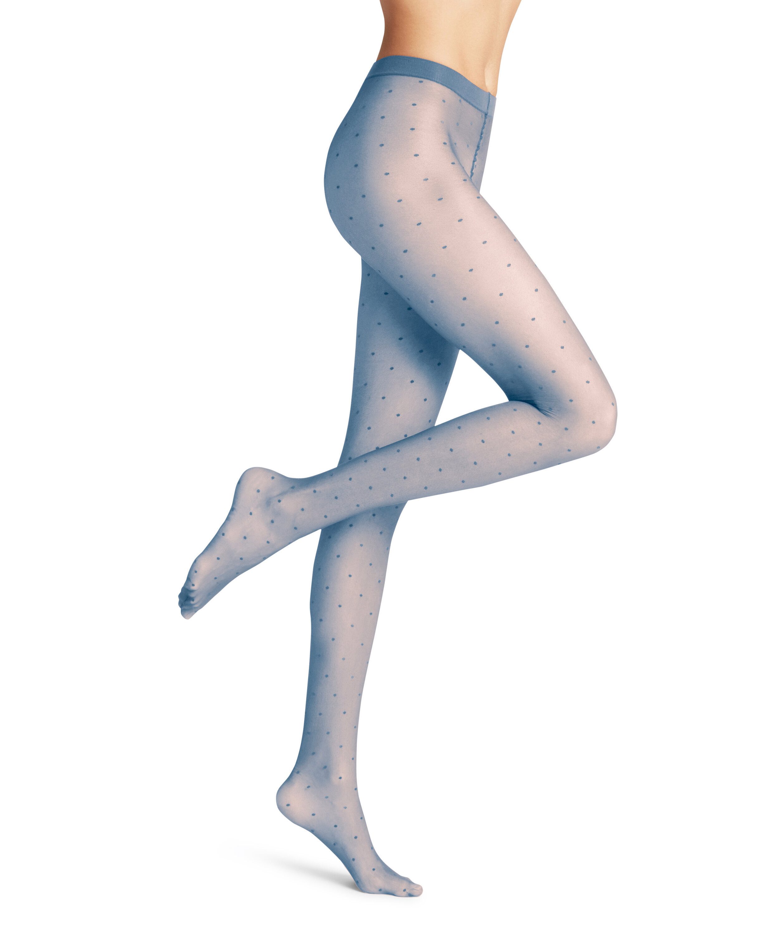 FALKE Feinstrumpfhose Dot Strumpfhose transparent mit zarten Tupfen 15 DEN (1 St) transparent mit zarten Tupfen