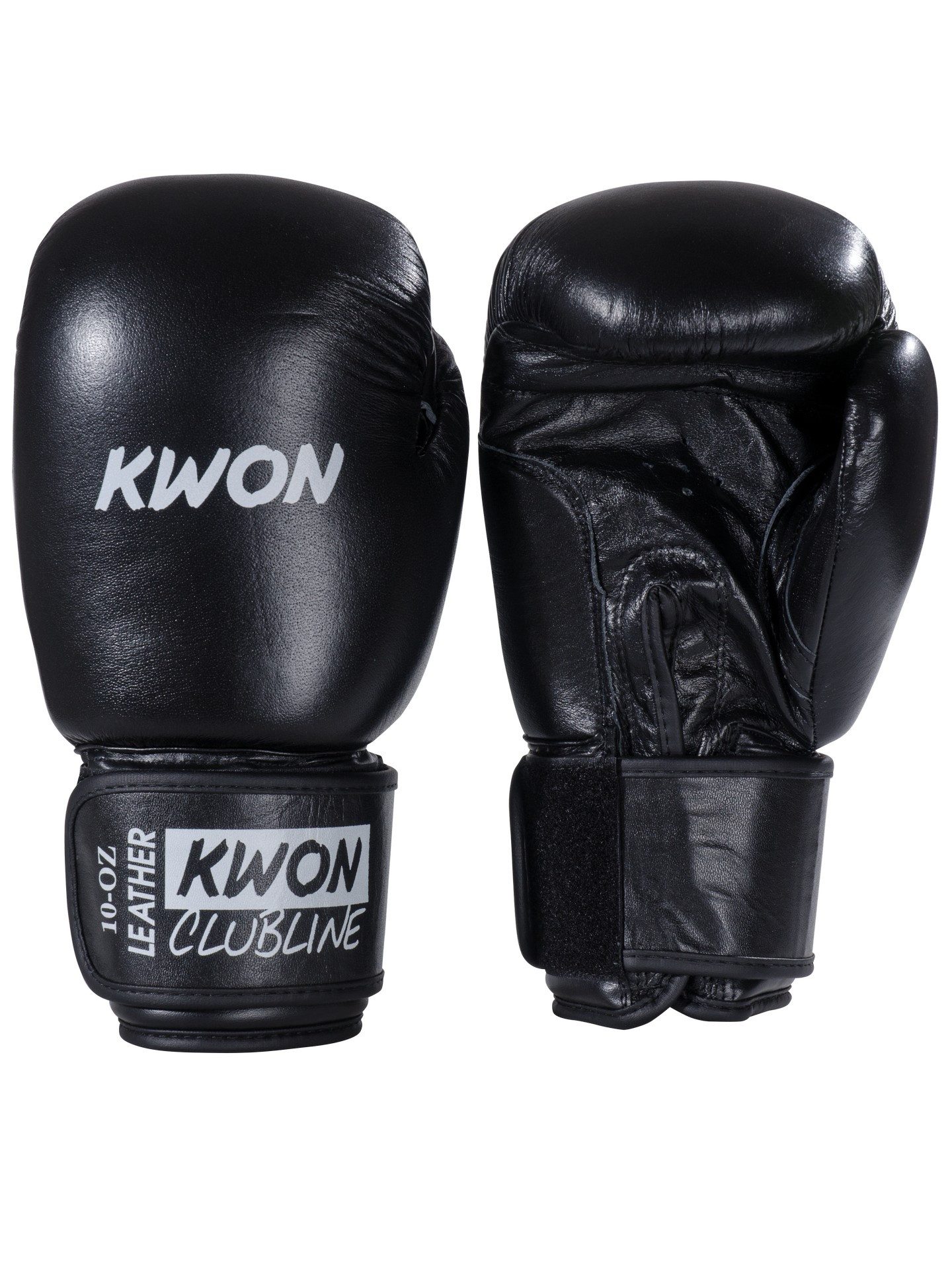 KWON Boxhandschuhe Pointer Echtleder Leder 10 Unzen UZ BoxHandschuhe Boxen Kickboxen (Paar