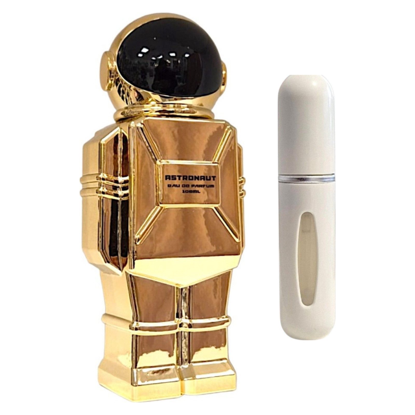 Tiverton Duft-Set Astronaut Gold EDP – Orientalisch Frisch + Parfümzerstäuber (leer)