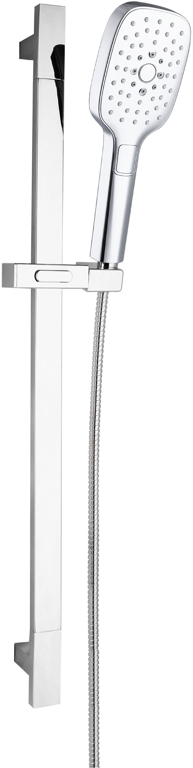 Marwell Duschbrause QUATTRO II, (Set), mit Duschstange mit stufenlos verstellbarem Stangengleiter