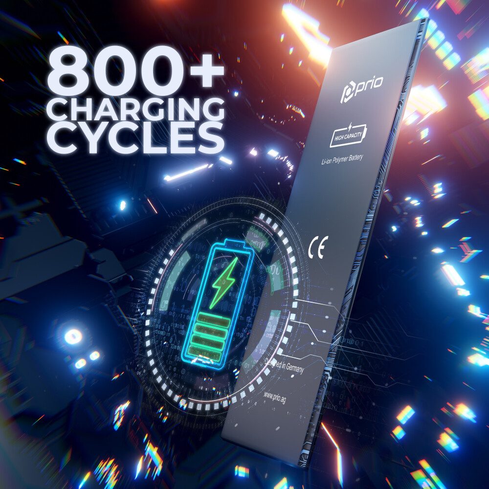 prio prio Hochleistungsakku für iPhone 11 (3470 mAh) - Universal APN - Handy-Akku (1 St)