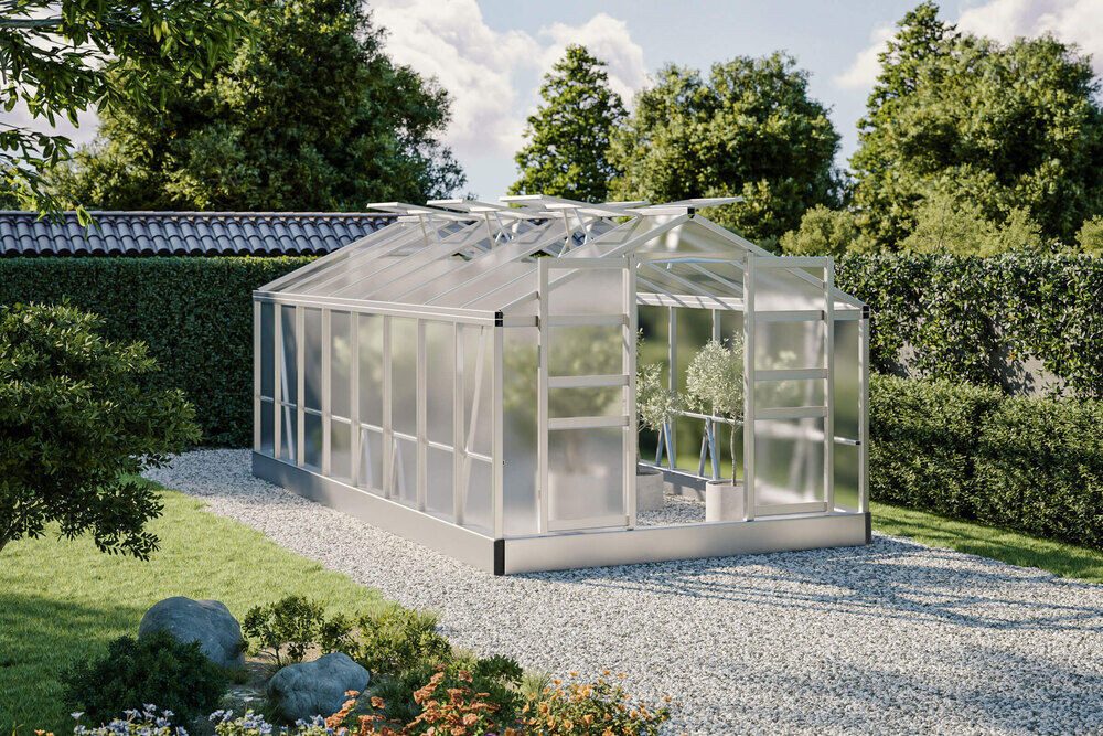 OUTFLEXX Gewächshaus silberfarben | Rabatt: 24%