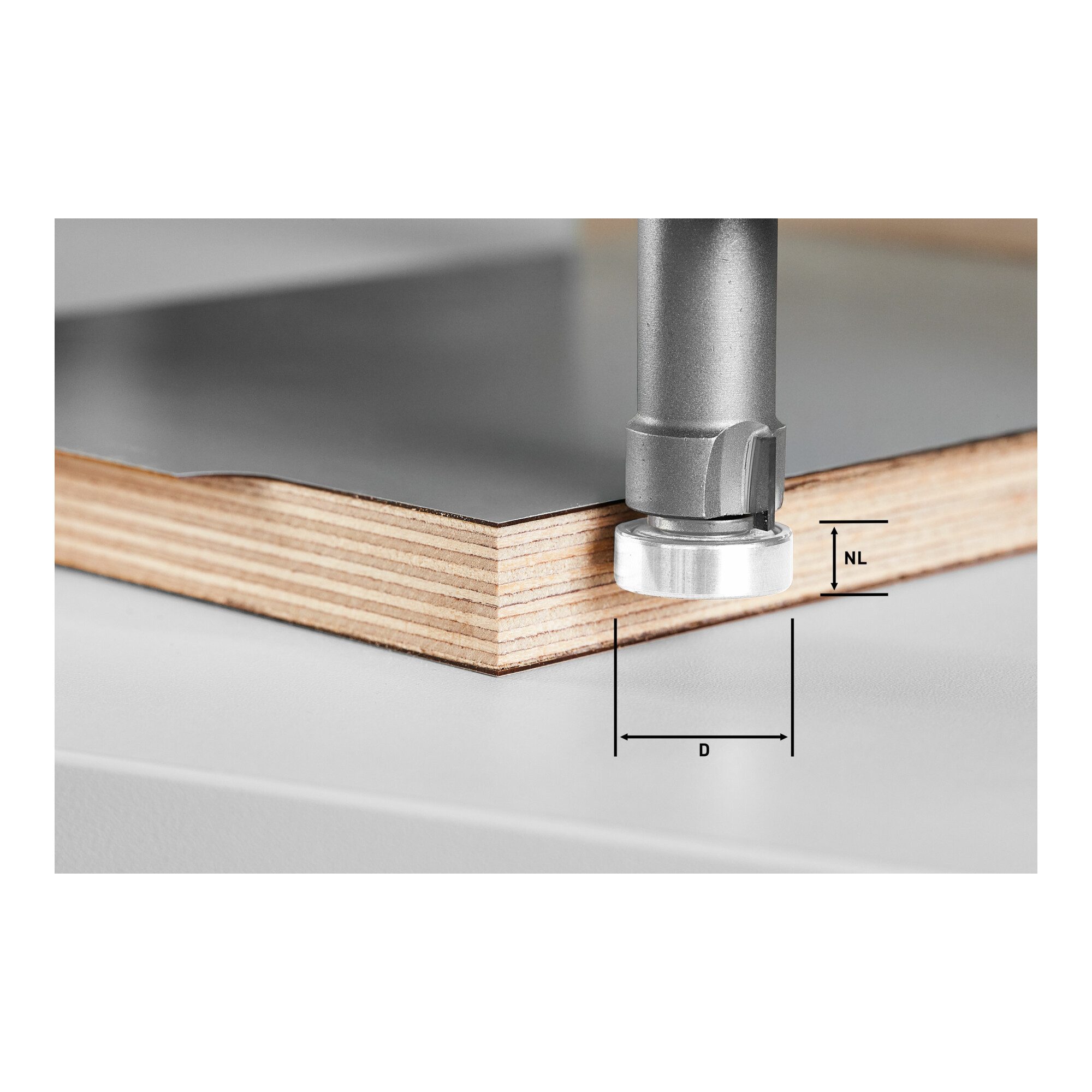 FESTOOL Fräse Festool Bündigfräser HW HW D22/8-OFK