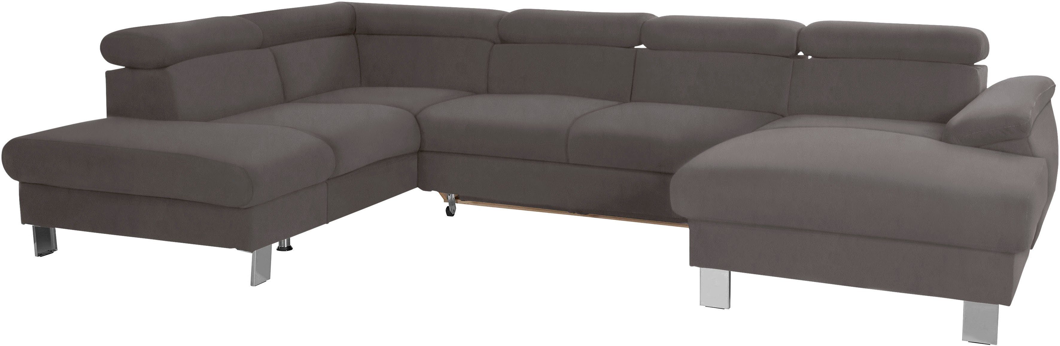 COTTA Wohnlandschaft "Komaris U-Form, B: 320 cm" mit Kopfteilverstellung, o günstig online kaufen