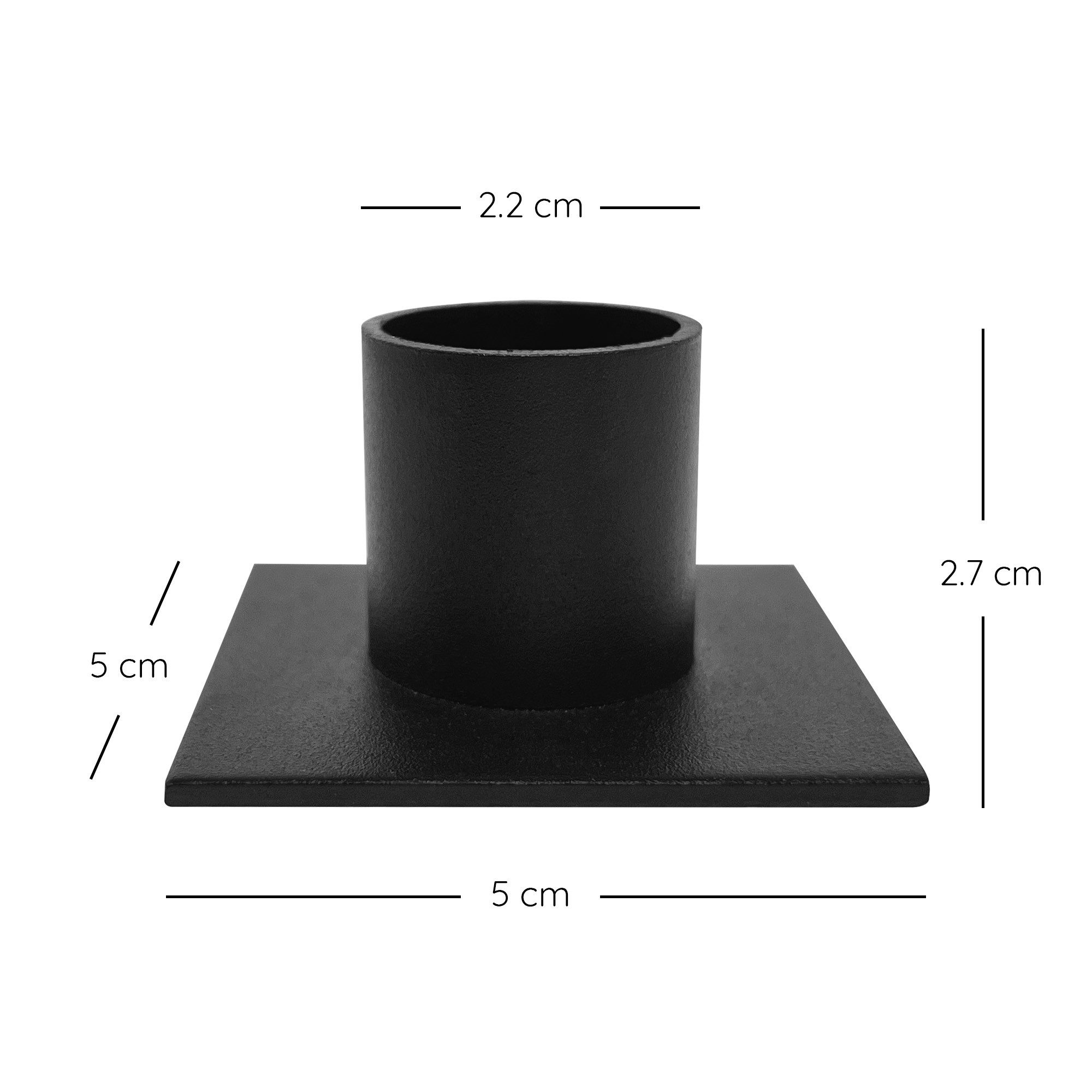 heimzeit Tischkerzenhalter heimzeit Kerzenhalter für Stabkerzen 22 mm (Set, günstig online kaufen