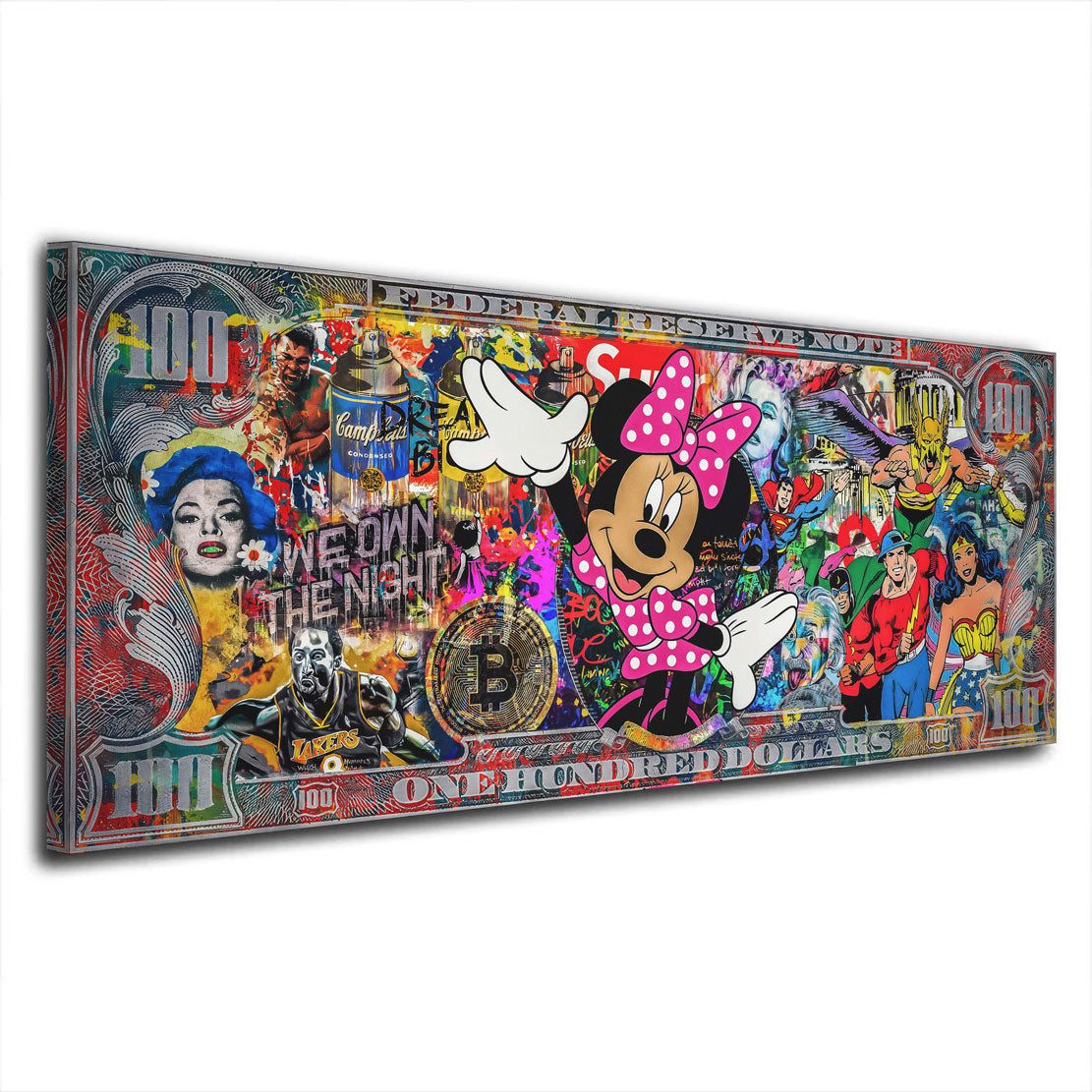 Artedinoi Leinwandbild Comic Pop Art Maus günstig online kaufen