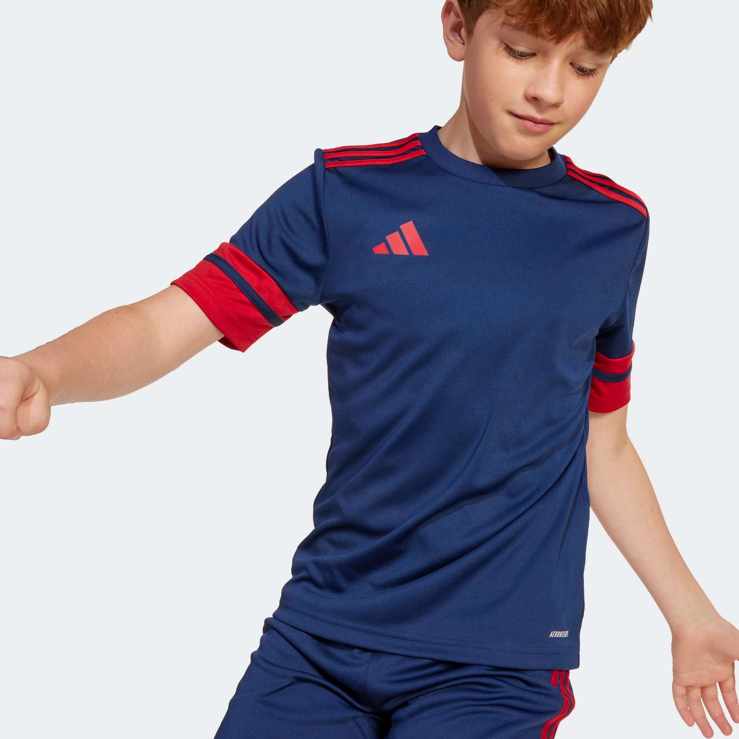 adidas Performance Fußballtrikot SQUADRA 25 KIDS TRIKOT für Kinder, mit AEROREADY-Technologie, aus Polyester, Kurzarmdesign
