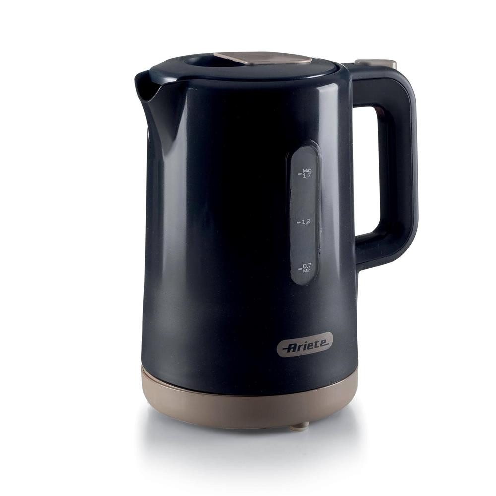 Ariete Wasserkocher 2846/00 Breakfast, 2200 W, 1,7 Liter, Kunststoff, Kalkfilter, dunkelblau