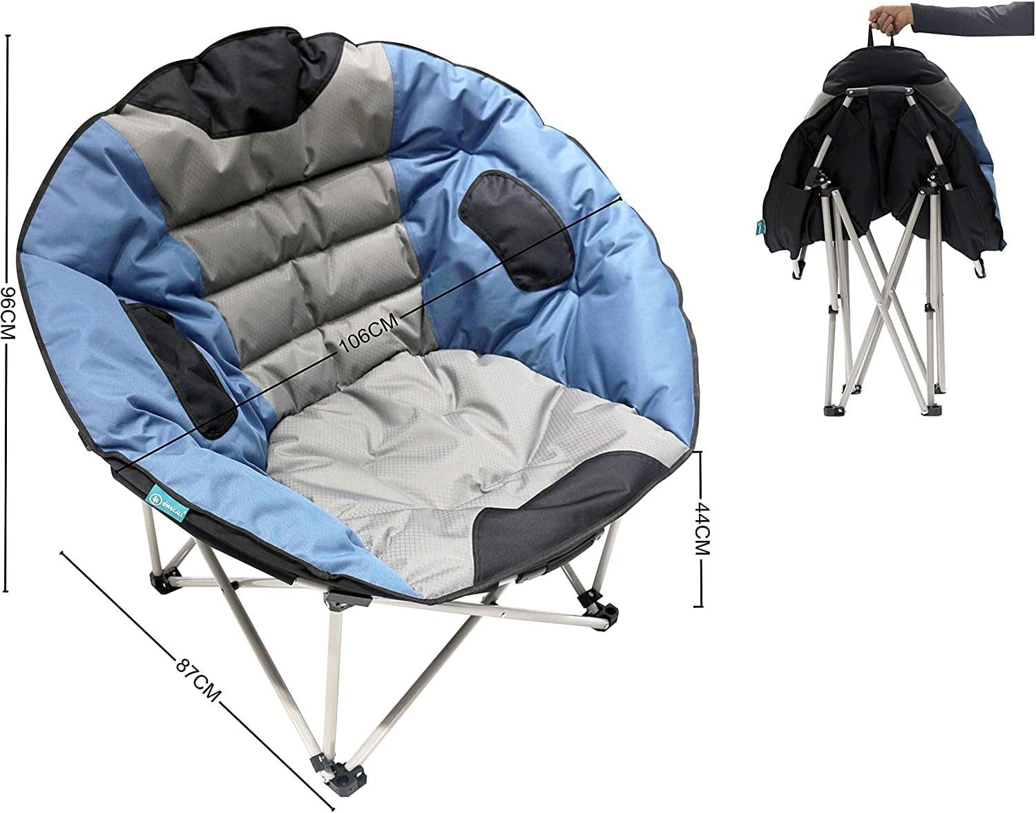 HOMECALL Gartenstuhl Groß Campingstuhl Klappstuhl Outdoorstuhl günstig online kaufen