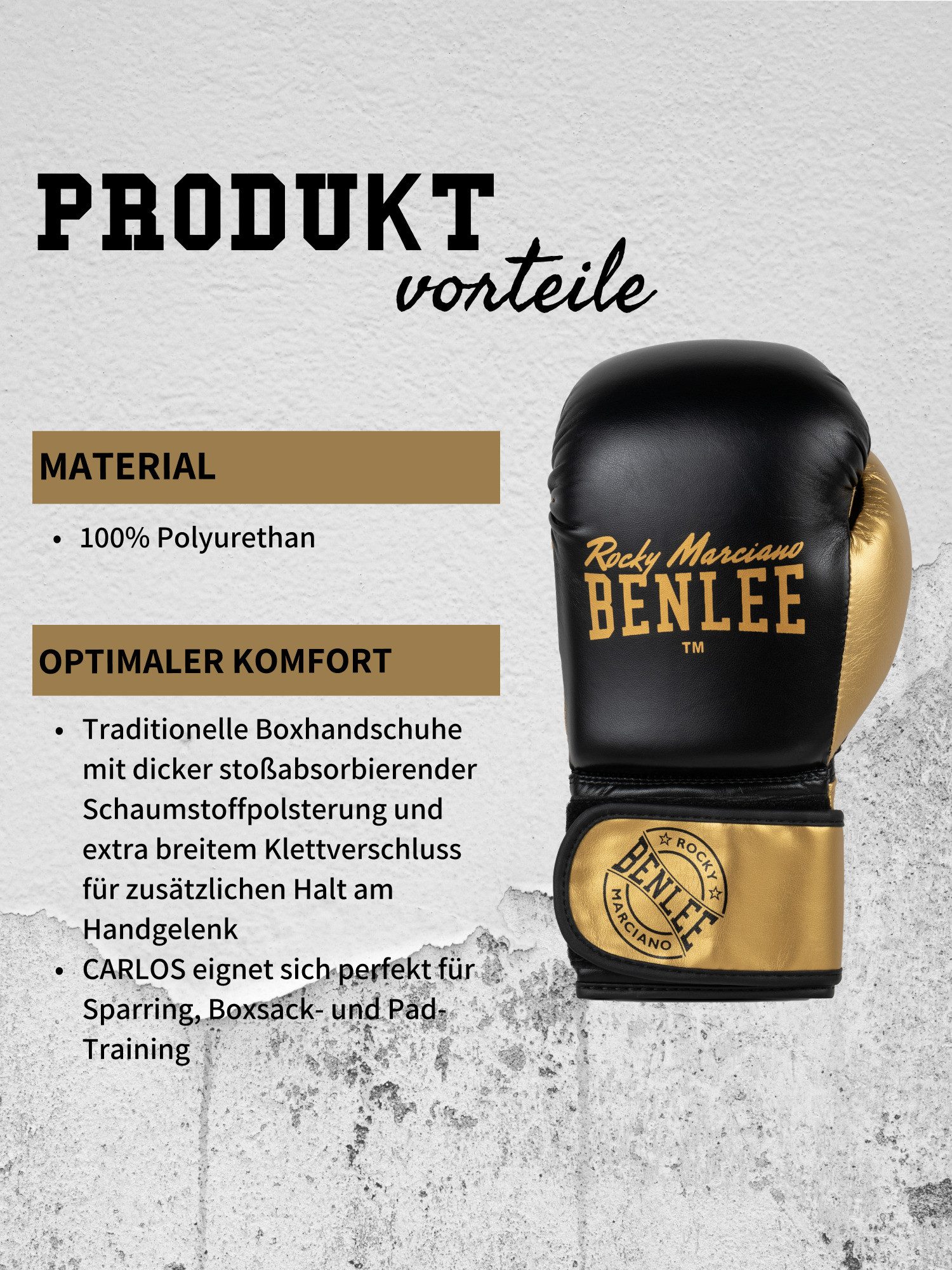 Benlee Rocky Marciano Boxhandschuhe CARLOS (2-tlg)