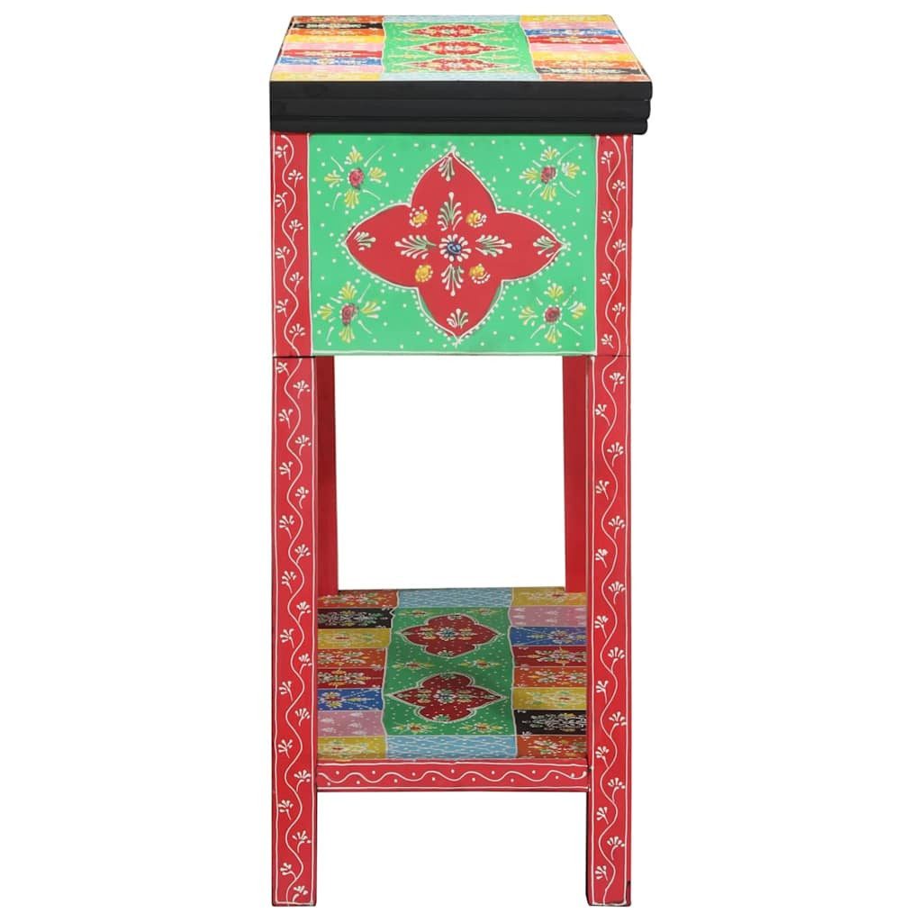 vidaXL Konsolentisch Konsolentisch mit Schubladen Mehrfarbig 100 x 30 x 77 cm (1-St)