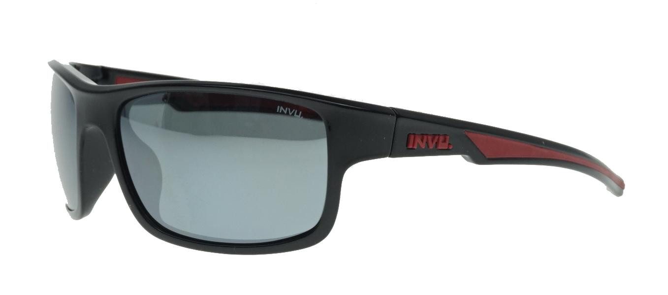 INVU Sonnenbrille INFU Kids schwarz/Gumm. rot