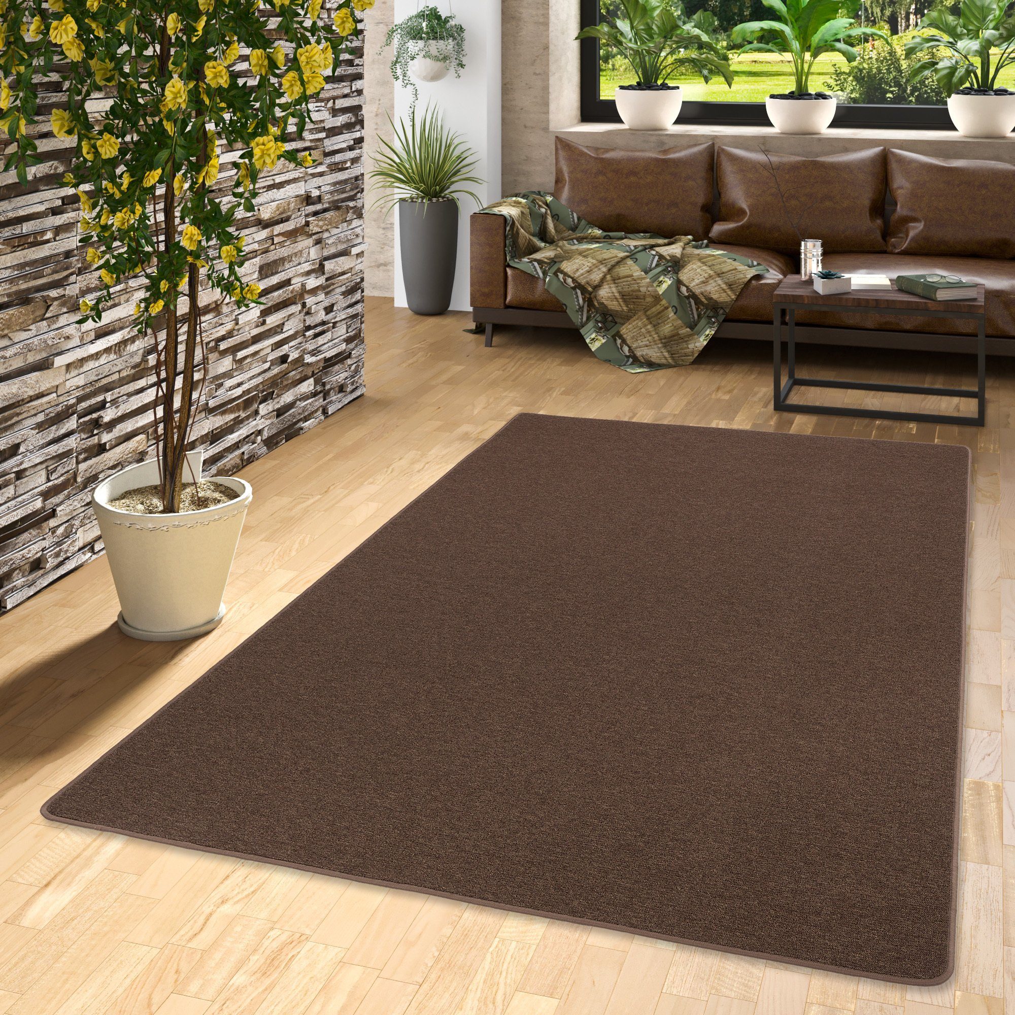 Snapstyle Veloursteppich Feinschlingen Velour Teppich Strong, günstig online kaufen