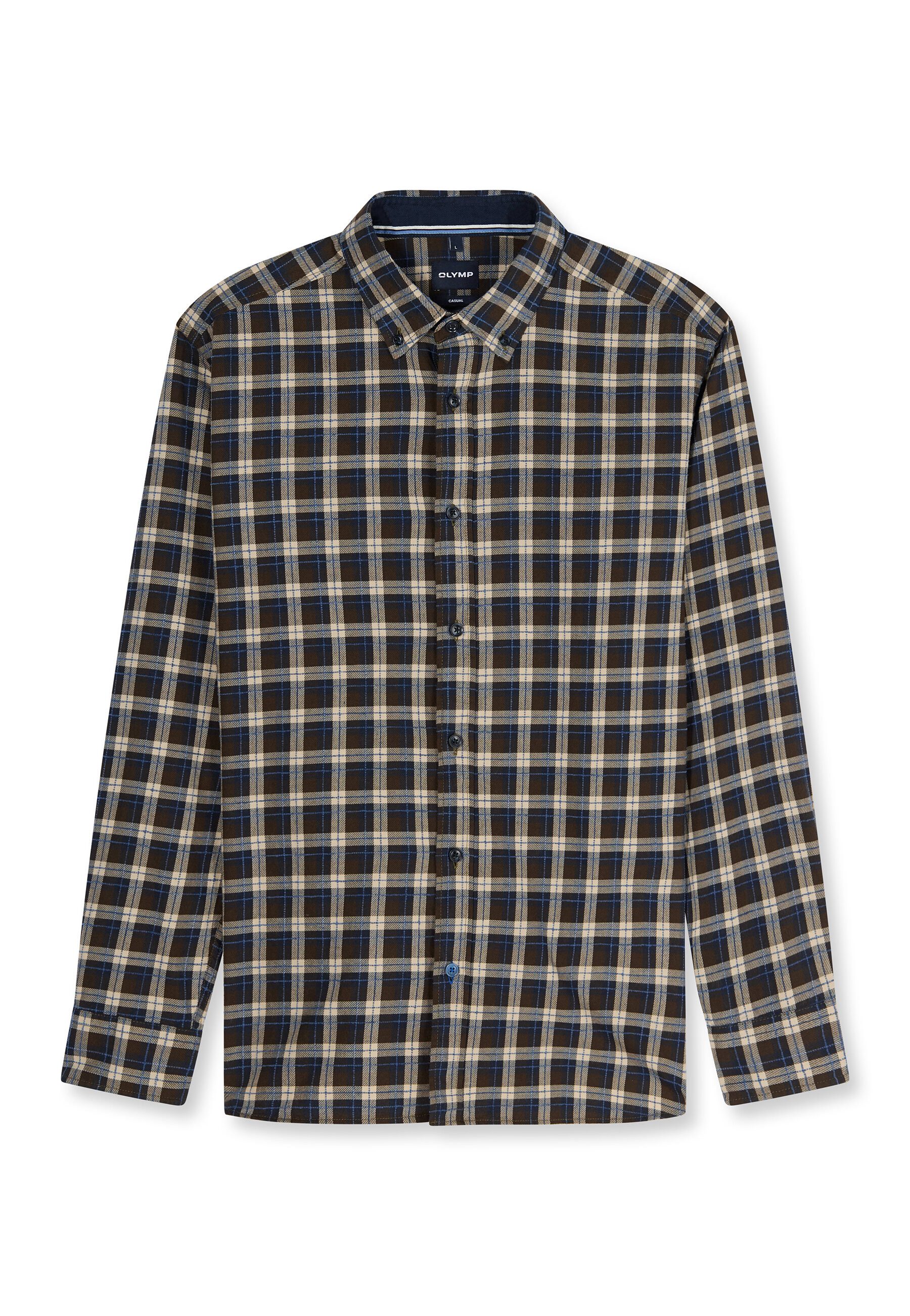 OLYMP Langarmhemd OLYMP Casual, Regular Fit, Button-down