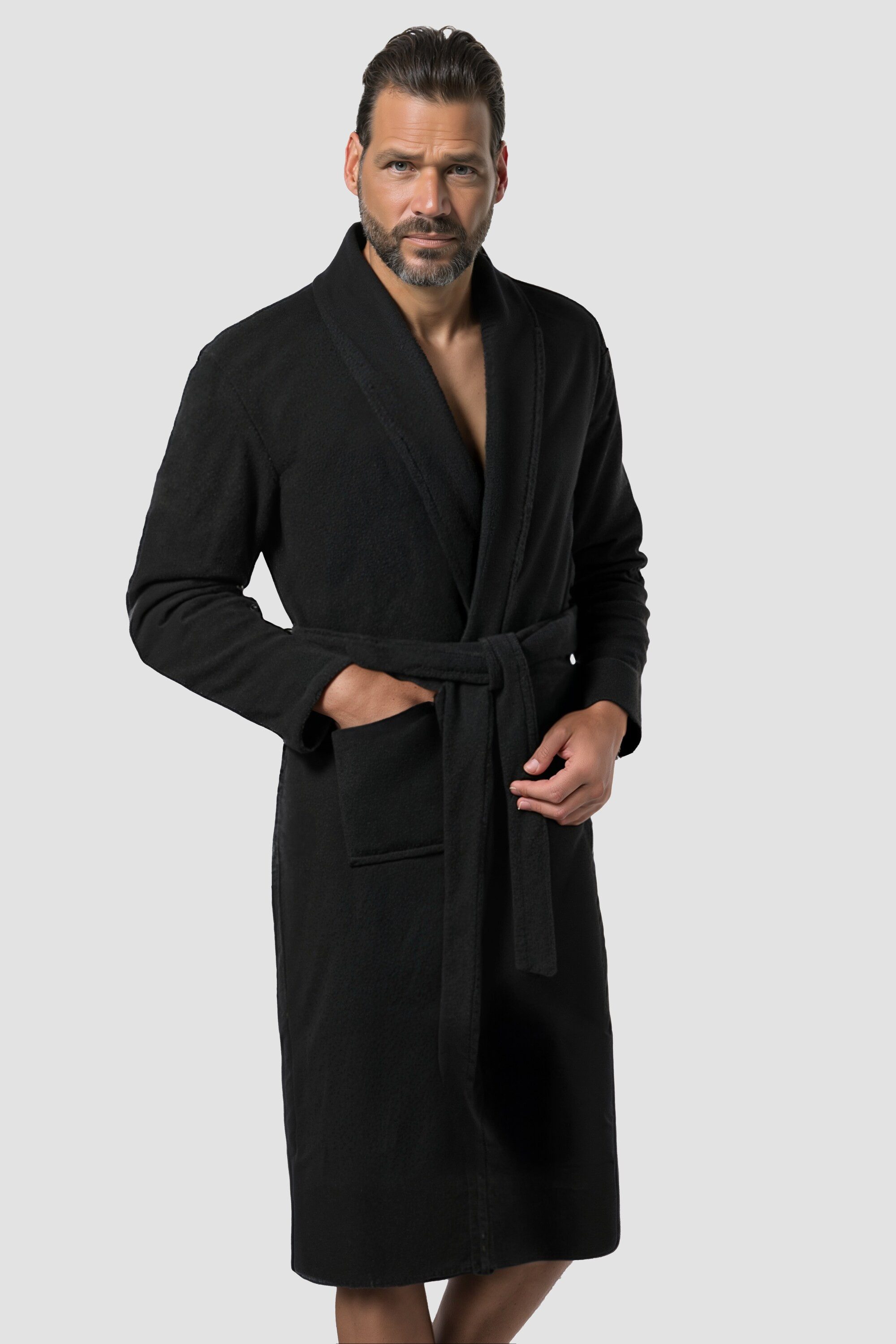 JP1880 Bademantel Bademantel Homewear Schalkragen Frottee günstig online kaufen