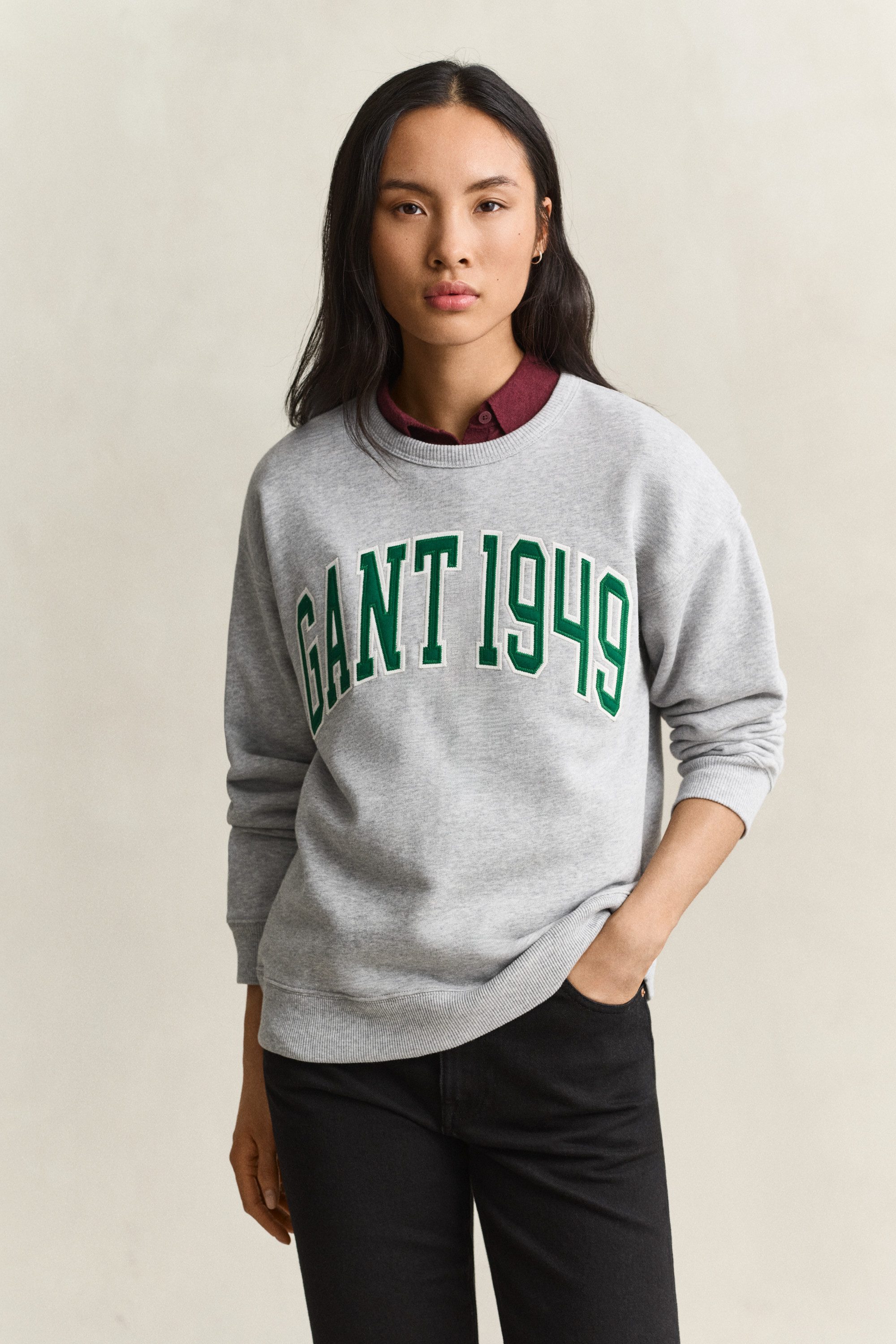 Gant Sweatshirt GRAPHIC C-NECK Rundhals, relaxed fit, mit Print