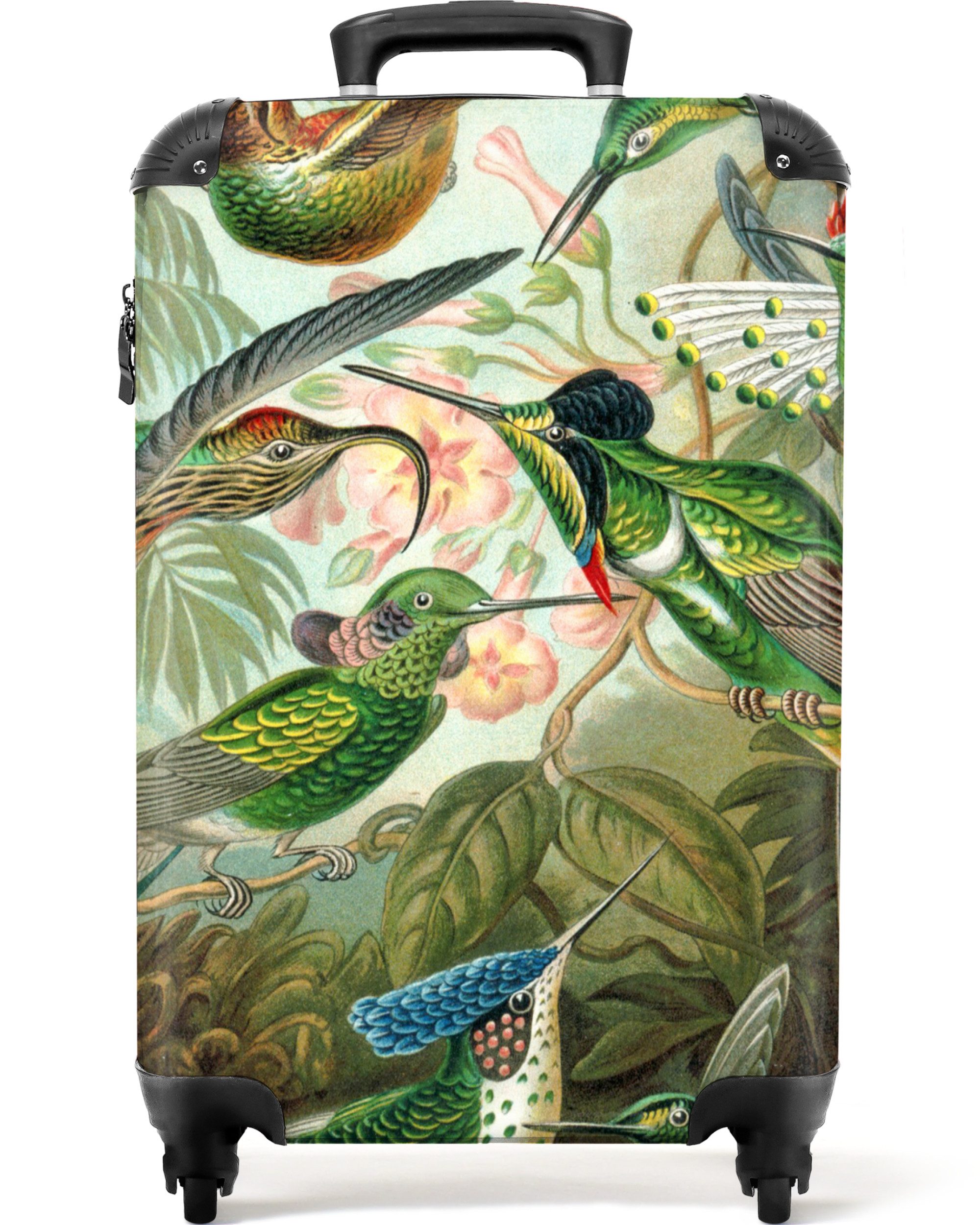 NoBoringSuitcases.com© Hartschalen-Trolley Kunst - Vogel - günstig online kaufen