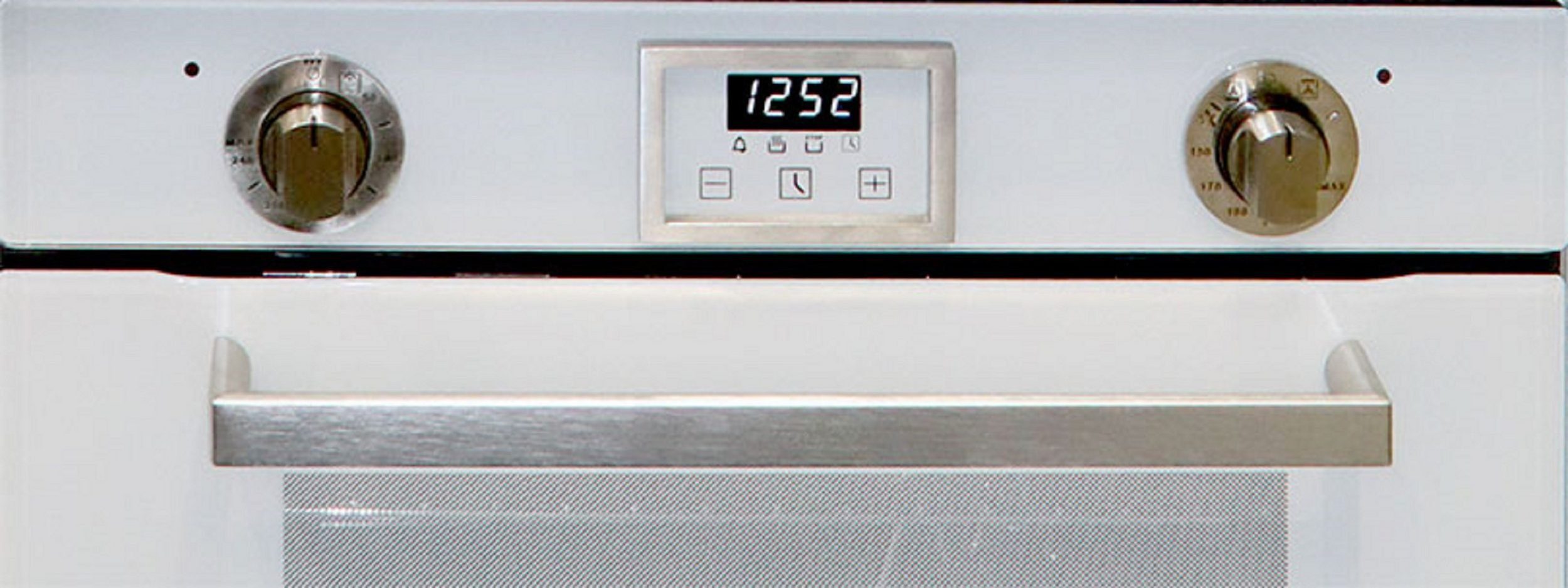 Kaiser Küchengeräte Einbaubackofen EG 6374 W/5 Jahres Garantie, mit 1-fach-Teleskopauszug, Gasbackofen, 79 L, autark, Grill, Selbstreinigung Umluft Weiß Glas