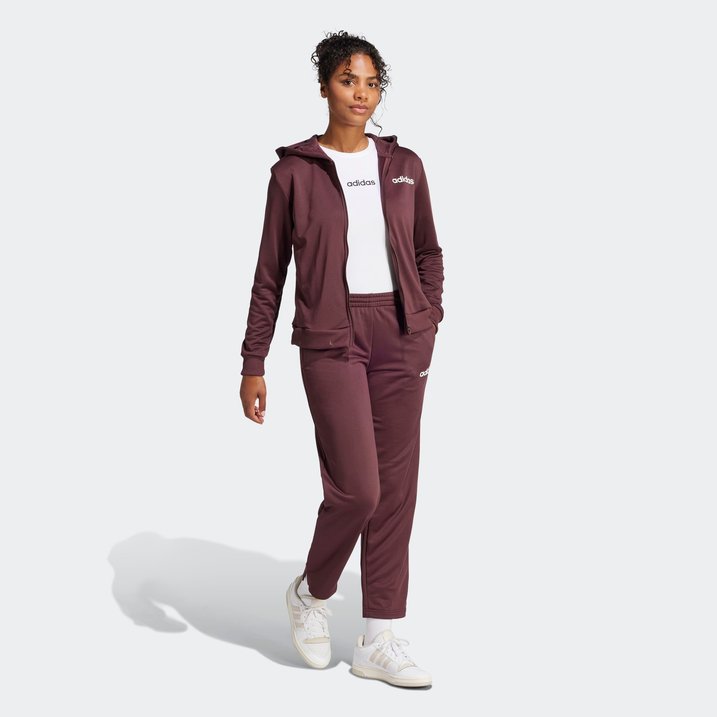 adidas Sportswear Trainingsanzug W LINEAR TS (2-tlg), zweiteiliges Set, für günstig online kaufen