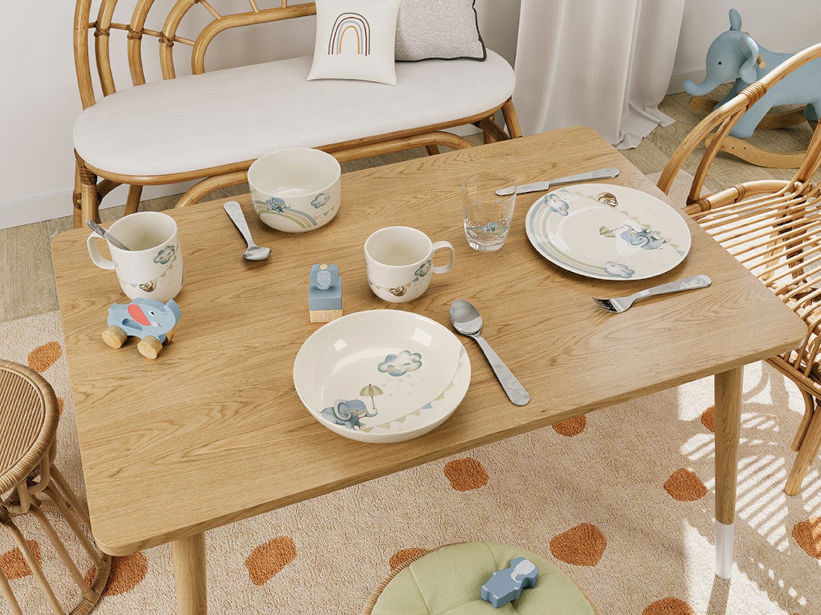 Villeroy & Boch Suppenteller Walk like an Elephant Kindersuppenteller 18,5cm