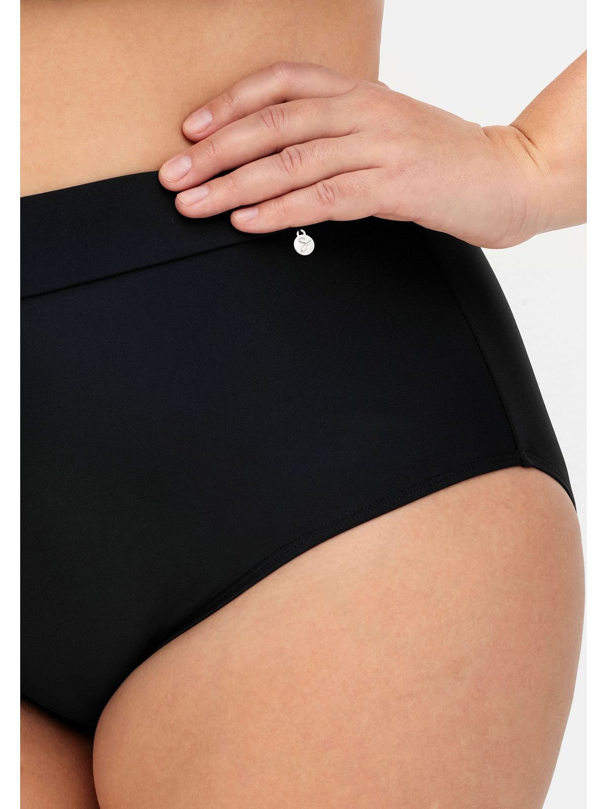 Sheego Badehose Große Größen High-Waist mit Shaping-Effekt