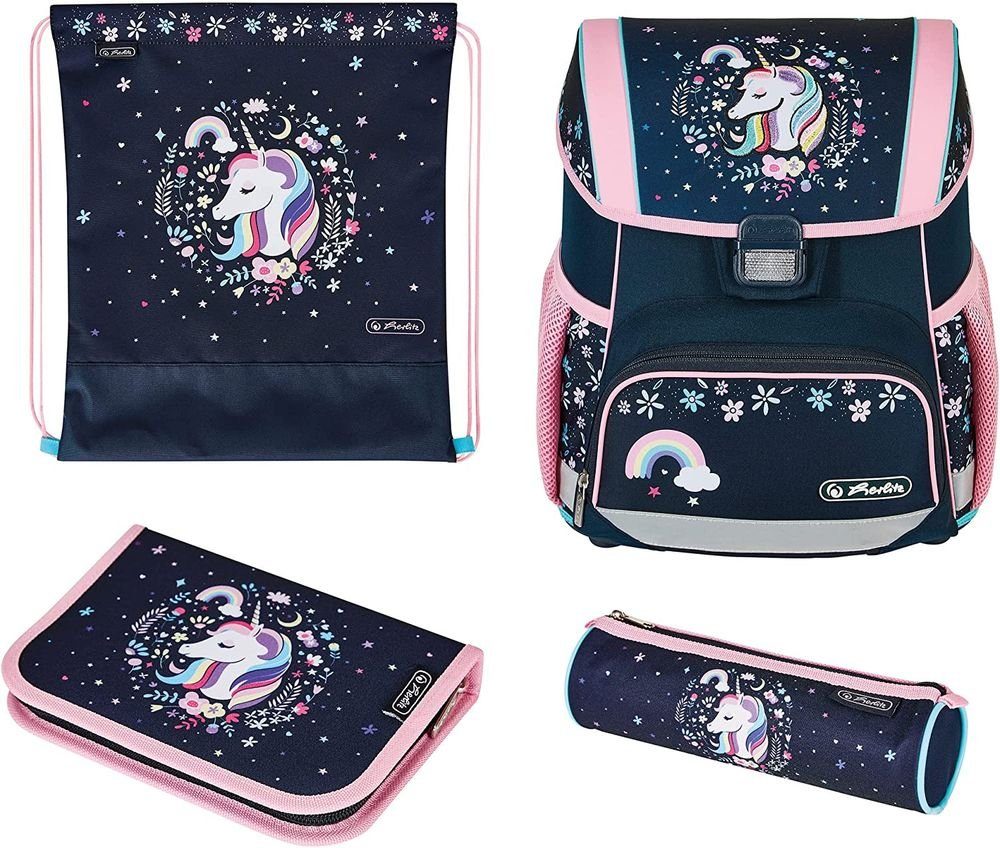 Herlitz Schulranzen Set Loop Plus 10-teilig 2026 Mädchen Unicorn