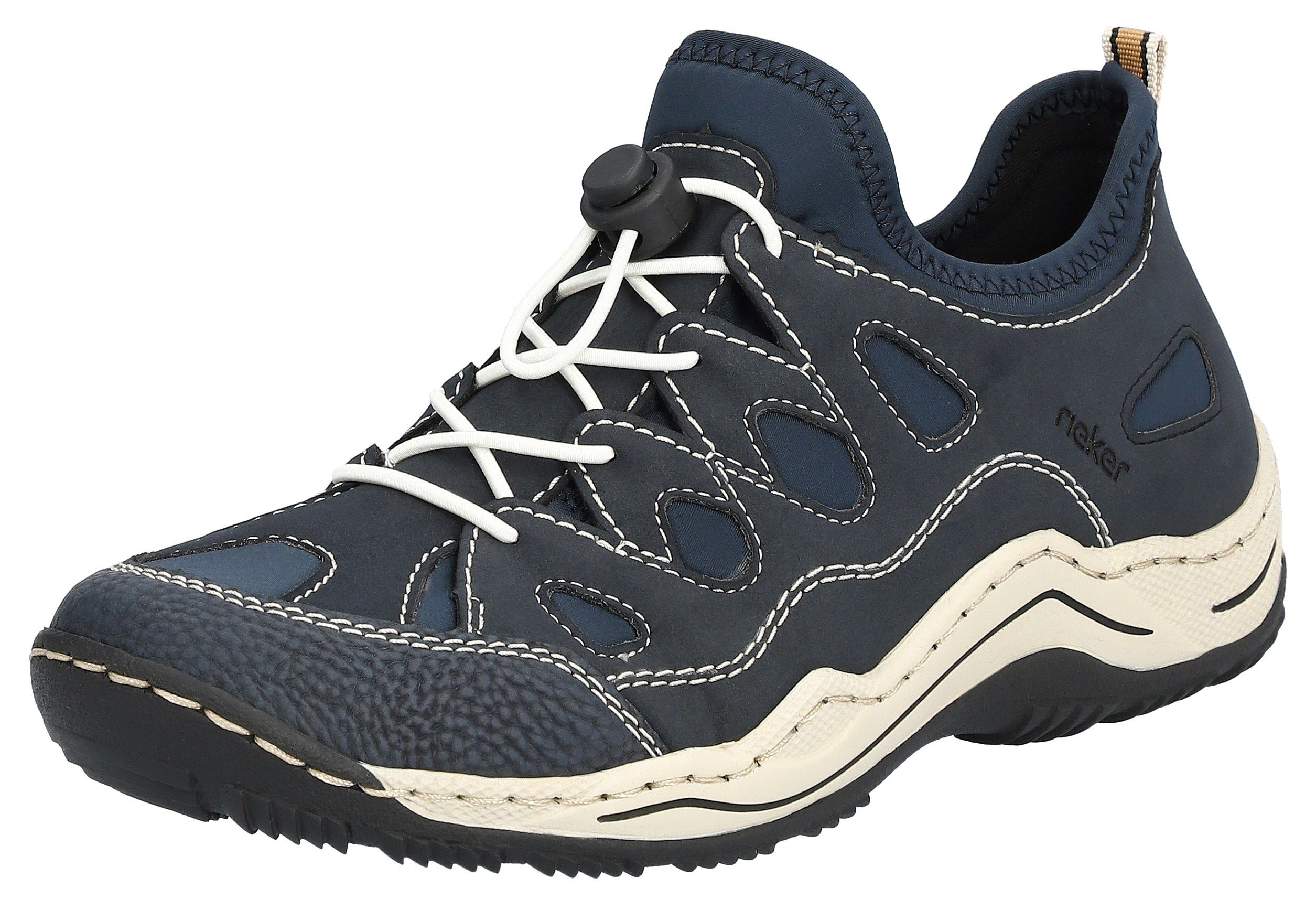 Rieker Slip-On Sneaker Trekking Schuh, Freizeitschuh, Slipper mit Wechselfu günstig online kaufen