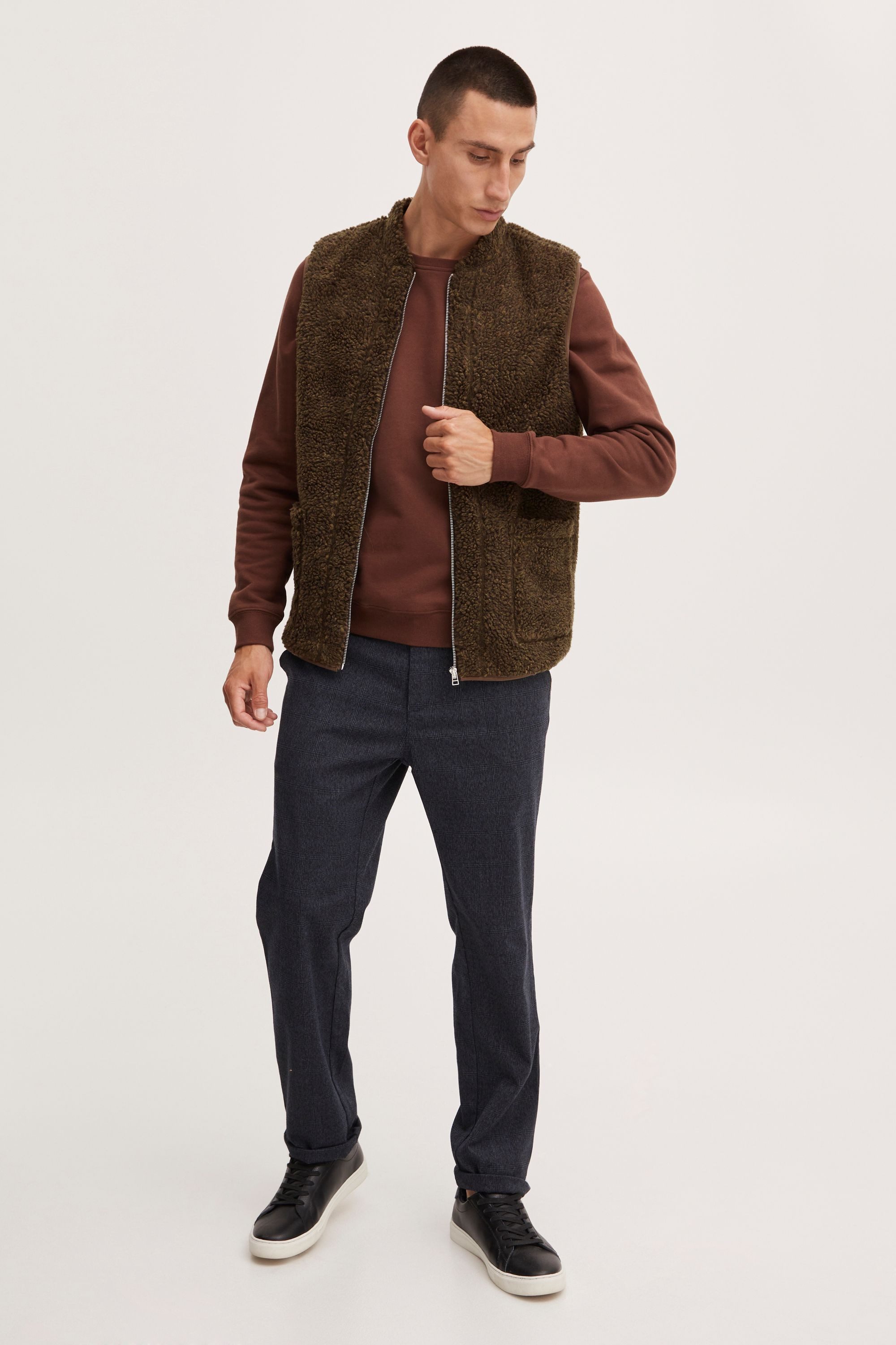 Casual Friday Fellweste Jonson 0039 teddy vest 20504460 Modische Jacke günstig online kaufen