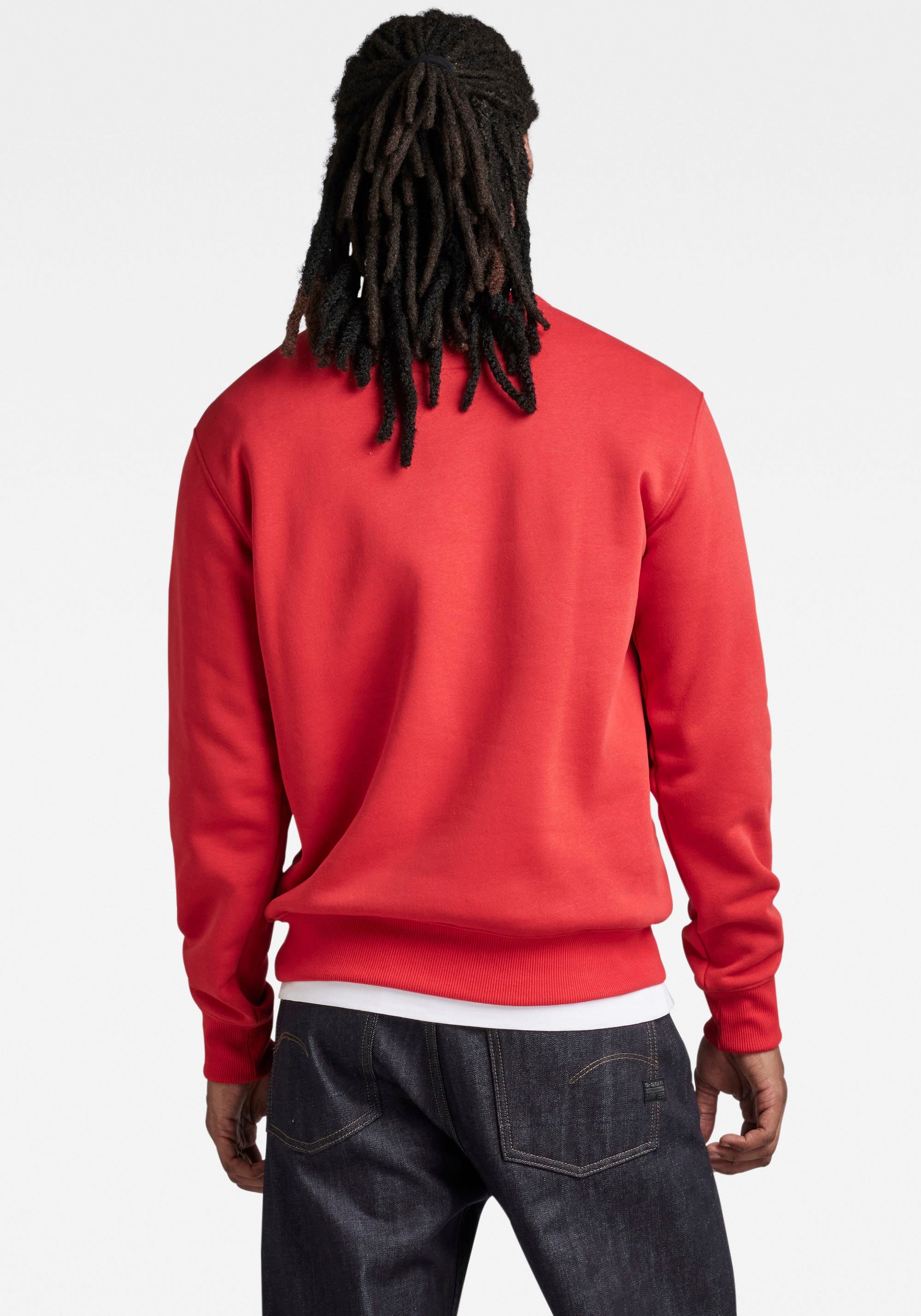 Red Sweatshirt Originals RAW Sweatshirt G-Star Acid
