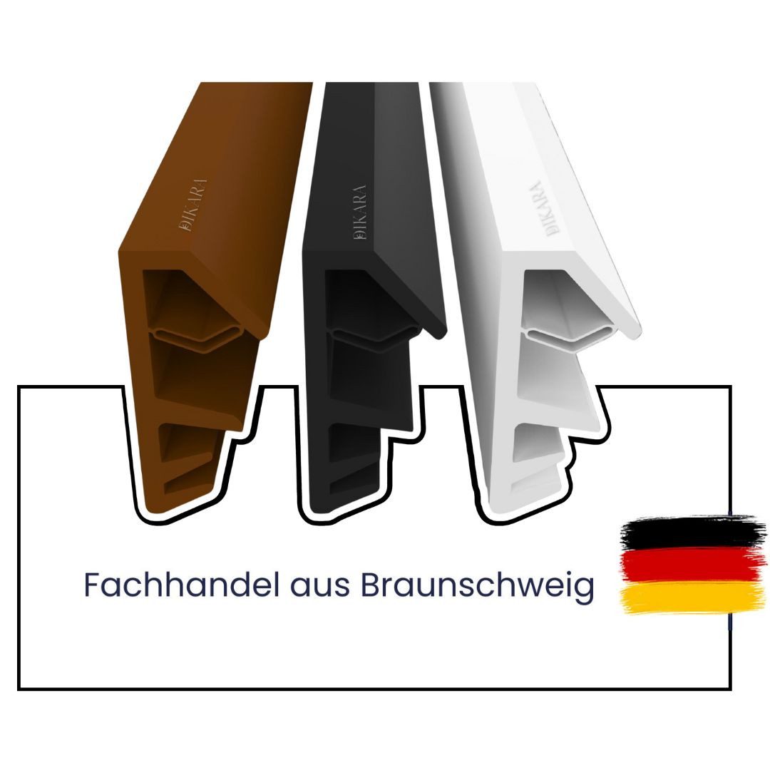 Dikara Dichtungsband Fensterdichtung 4mm Nutbreite 12mm Falz Holzfensterdichtung, Antidehnungsfaden, 2-Komponenten Dichtung