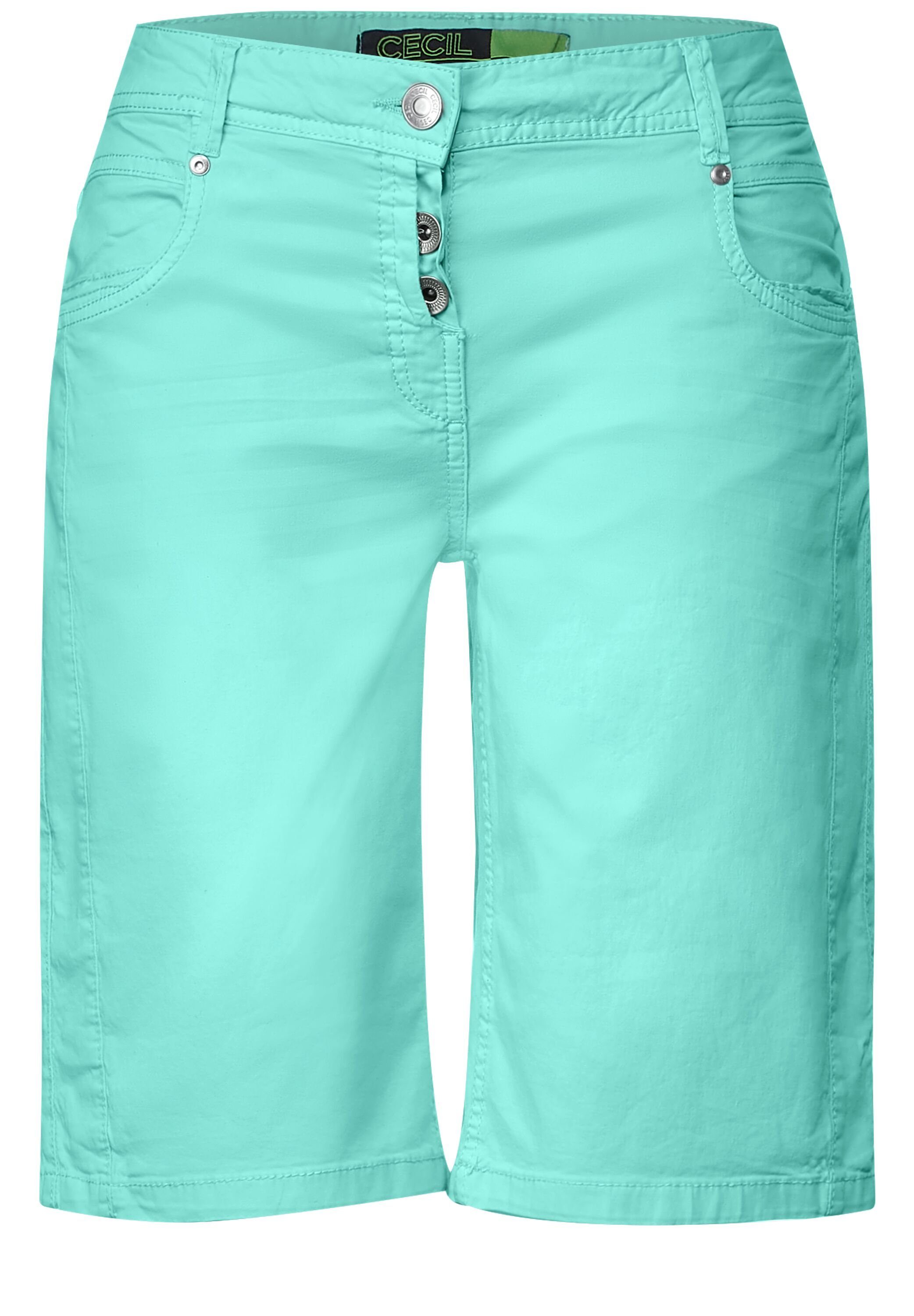 green Stoffhose cool Cecil Unifarbe mint in