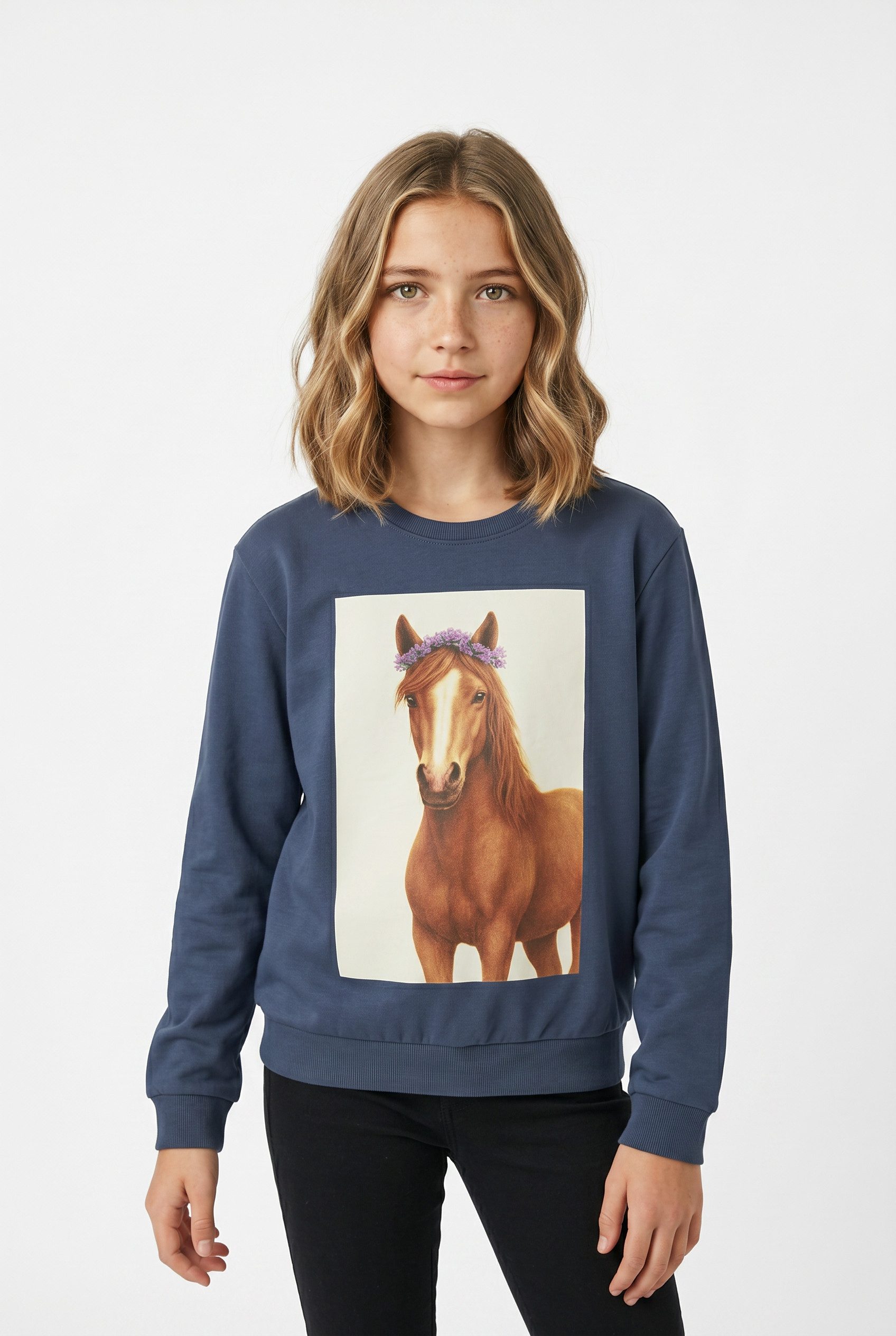 Name It Sweatshirt NKFVOTEA LS NREG SWEAT UNB Baumwolle, regular fit