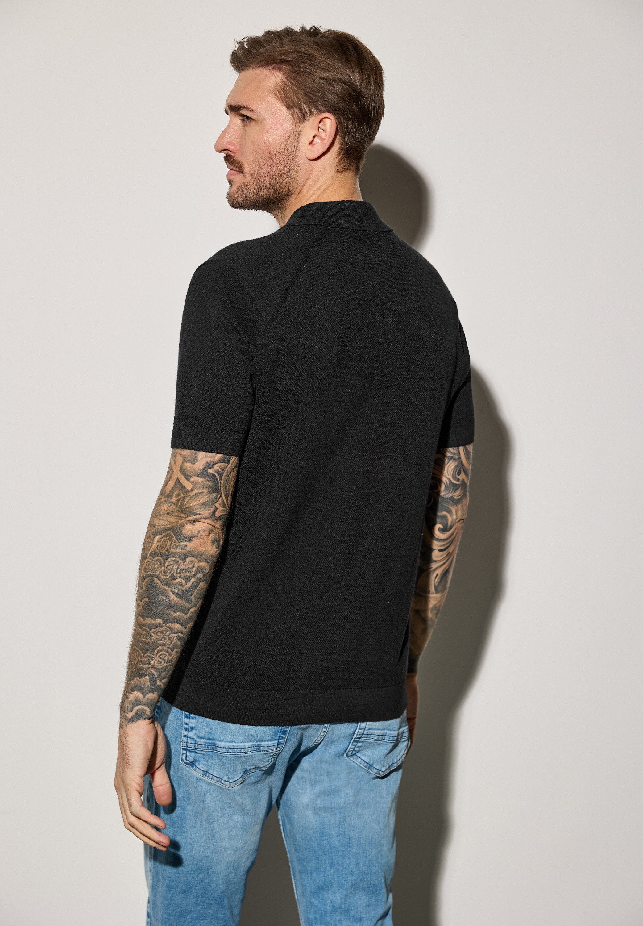 STREET ONE MEN Poloshirt im soften günstig online kaufen