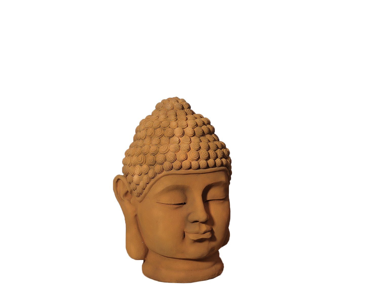 Steelboxx Buddhafigur XL Buddha Kopf 69cm Skulptur Steinoptik Indoor-Outdoor Buddha (1 St), begeistern.