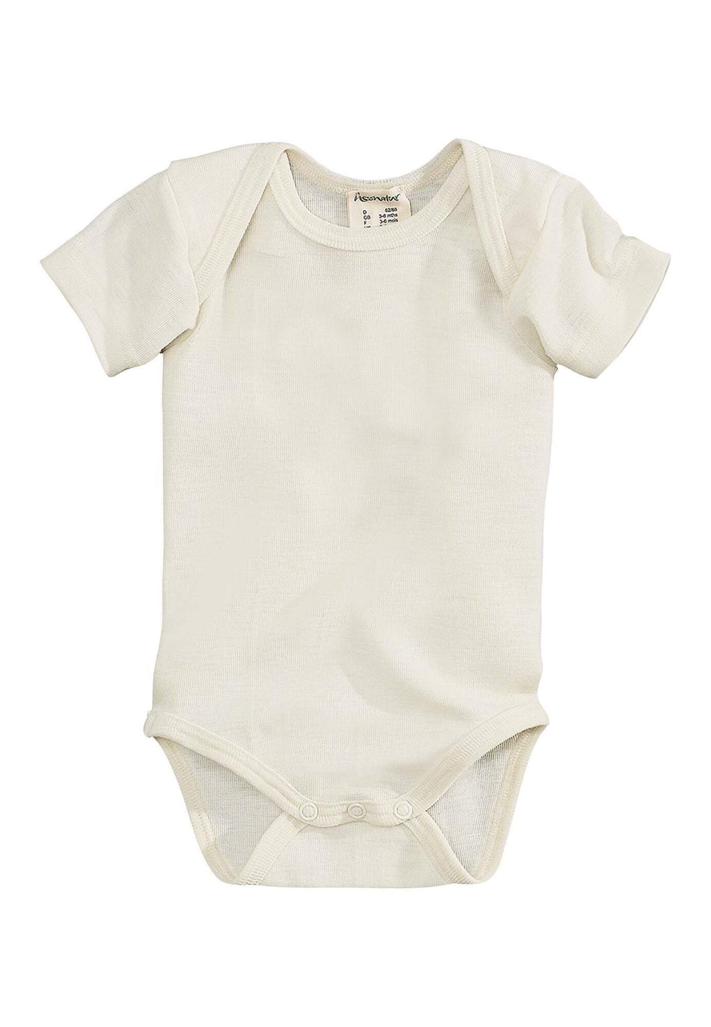 Hessnatur Wickelbody Slim aus Bio-Merinowolle mit Seide (1-tlg)