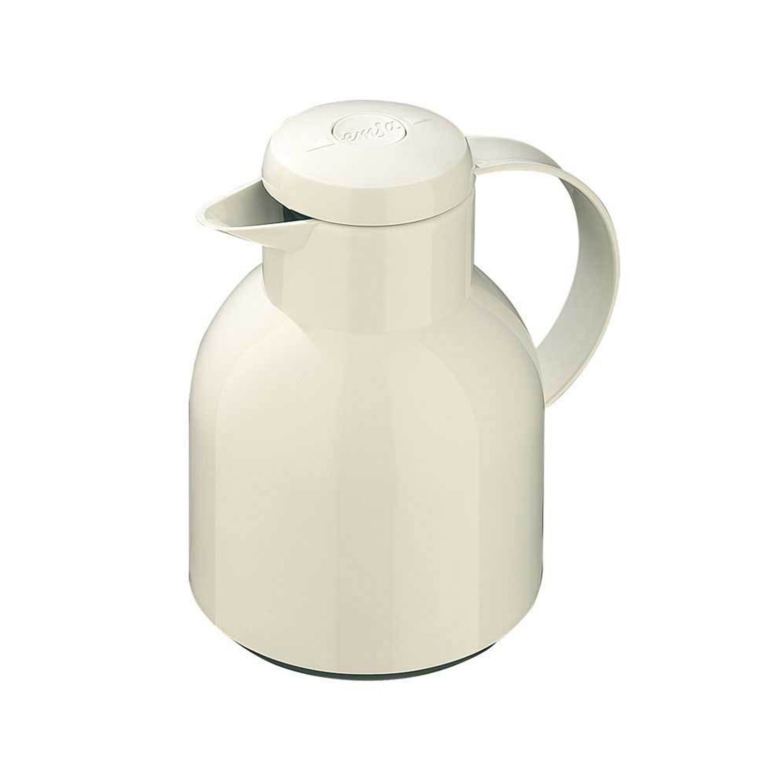 Emsa Isolierkanne Isolierkanne Samba, 1 l, (Stück), Thermoskanne Kaffeekanne Teekanne Weiß | Isolierflaschen
