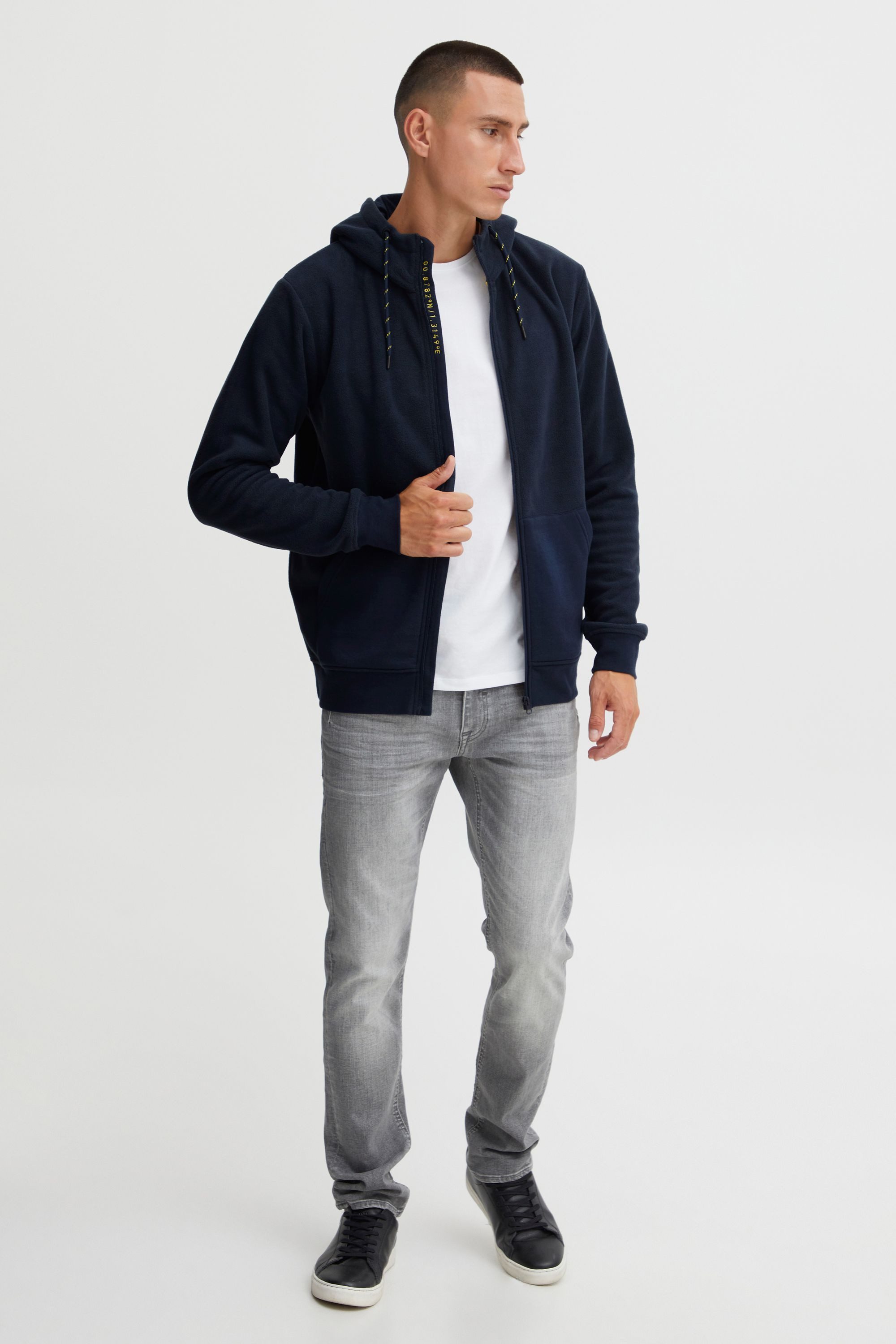 Indicode Kapuzenfleecejacke IDLando 55586MM günstig online kaufen