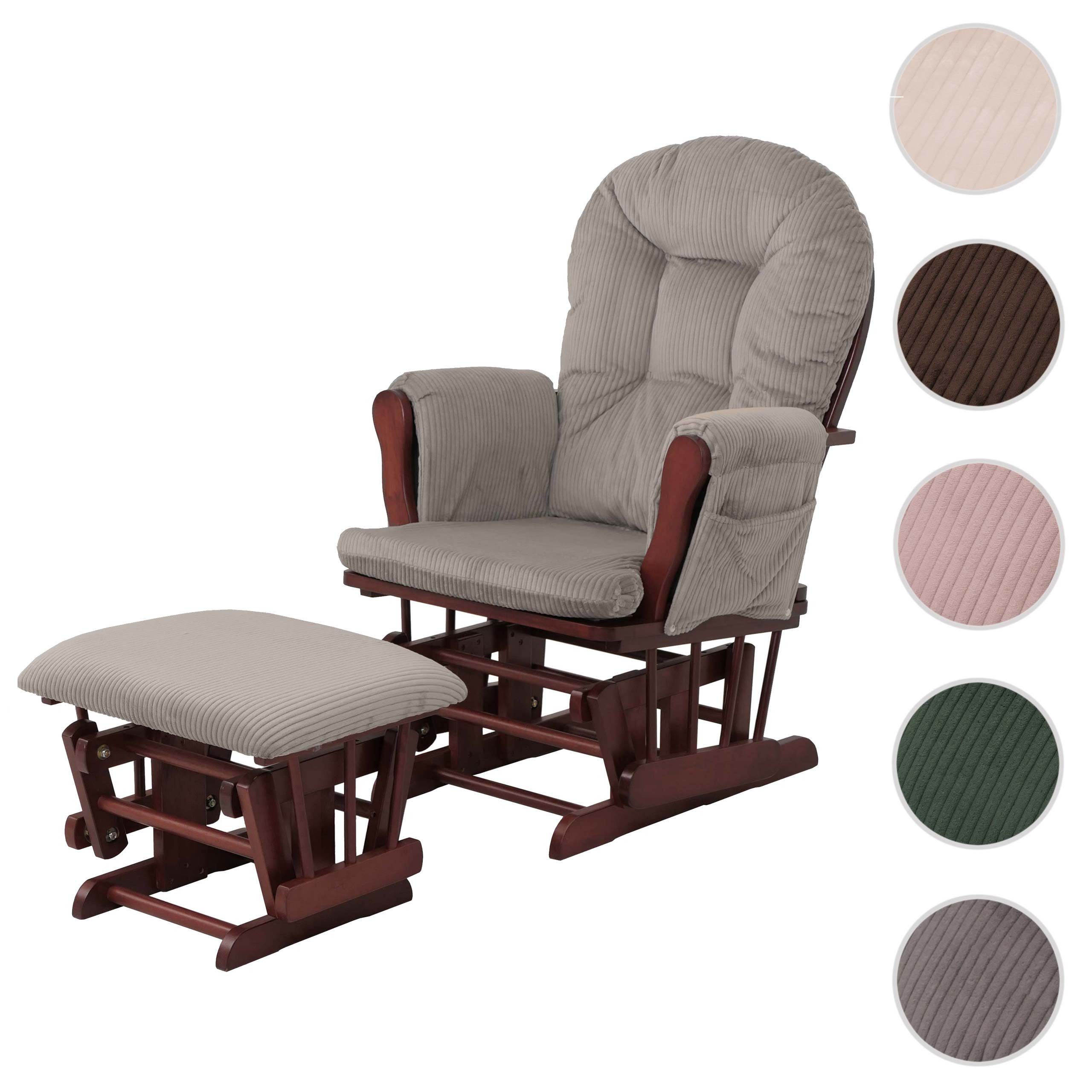 MCW Relaxsessel MCW-C76-Co, Schaukelfunktion, Extradicke, weiche Polsterung